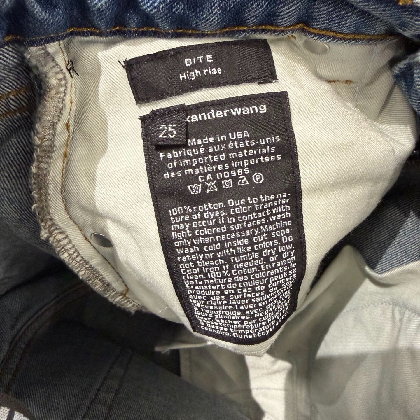 Alexander Wang Alexander Wang Blue Jeans 25 Women Size 25" / US 0 / IT 36 - 4 Thumbnail