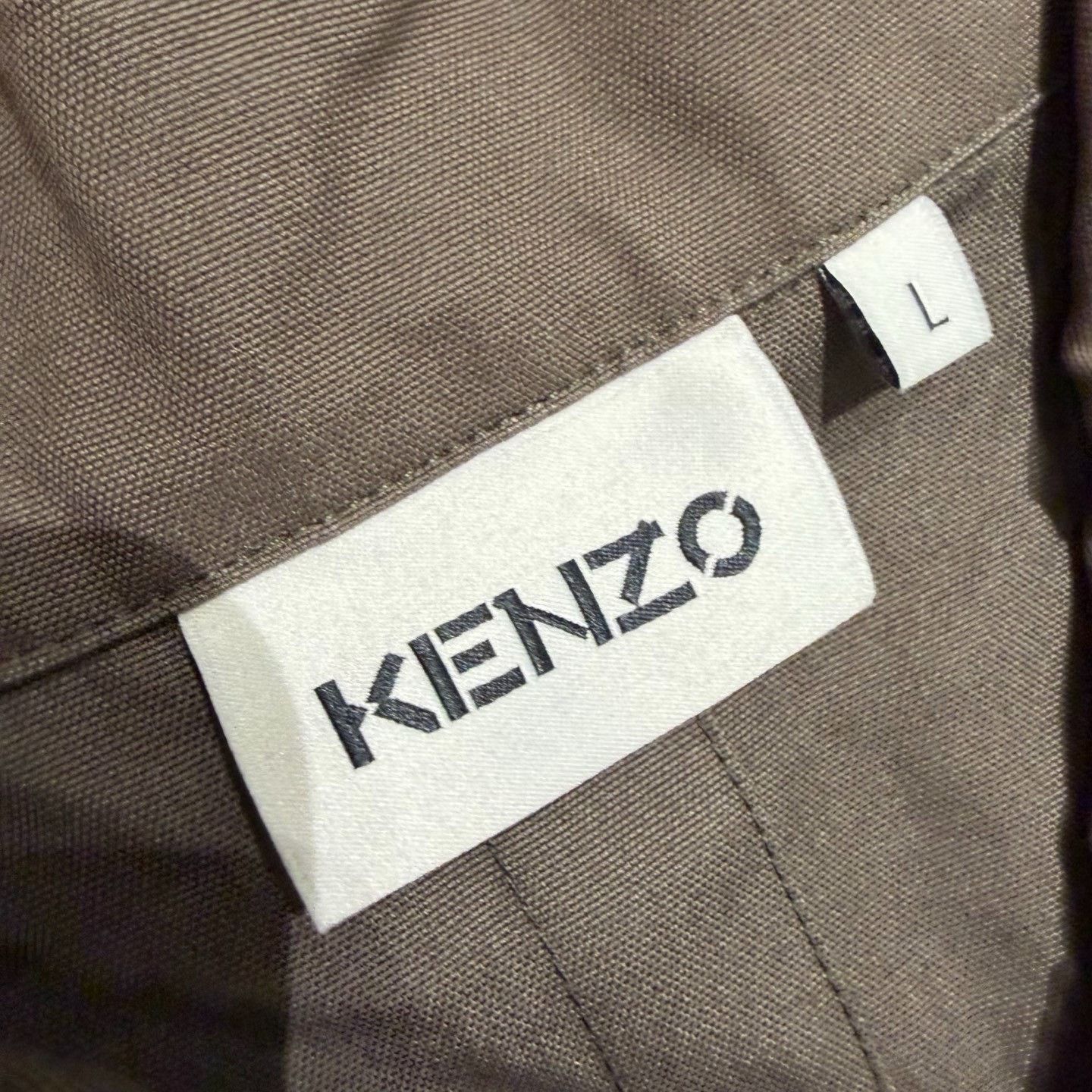 Kenzo Kenzo Brown Shirt l Men Size US L / EU 52-54 / 3 - 3 Thumbnail