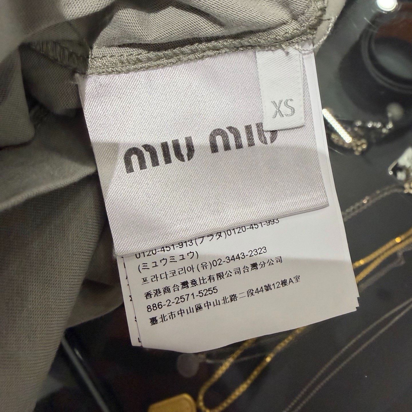 Miu Miu Miu Miu Gray Tank Top XS Women Size XS / US 0-2 / IT 36-38 - 4 Thumbnail