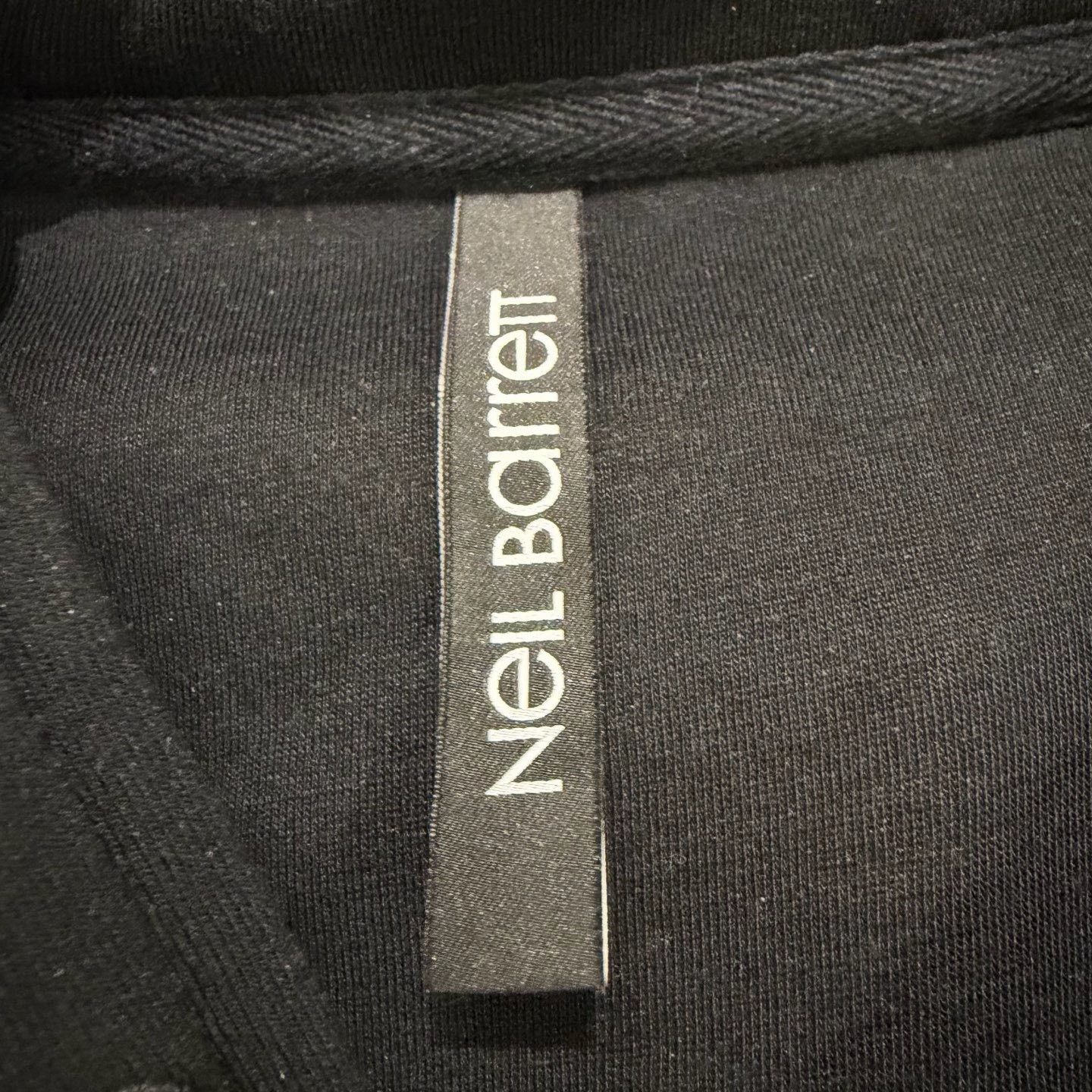Neil Barrett Neil Barrett Black Hoodie xl Men Size US XL / EU 56 / 4 - 3 Thumbnail