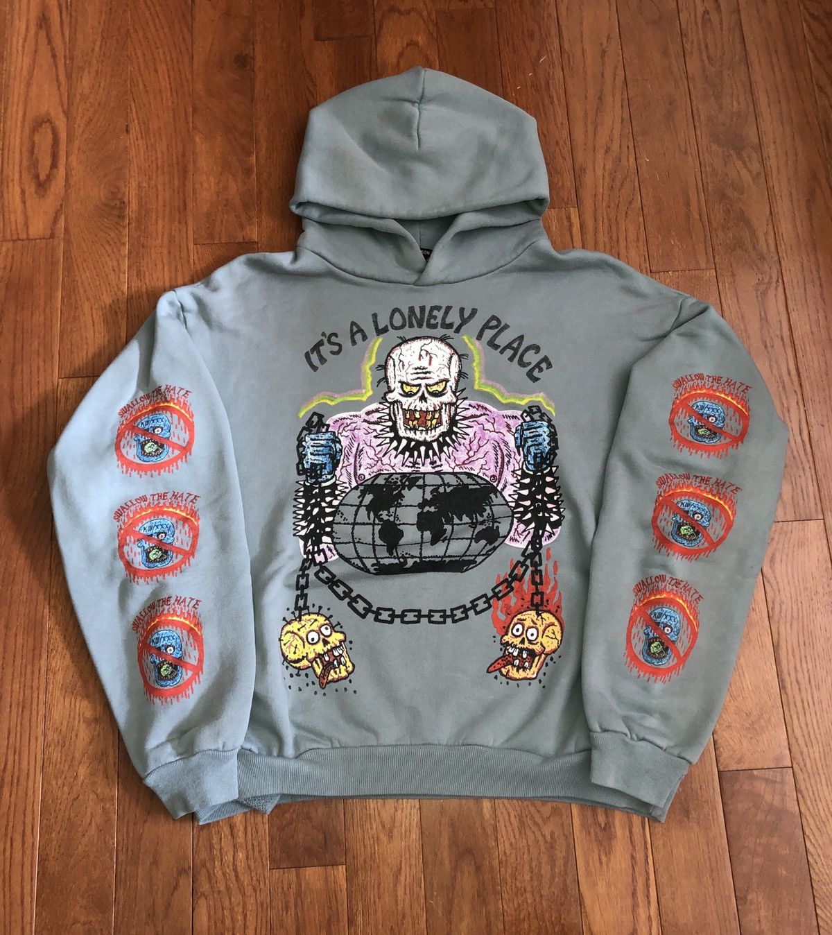 Sweat à Capuche Kanye West X XXXtentacion – Marron – Taille XL – Édition Limitée