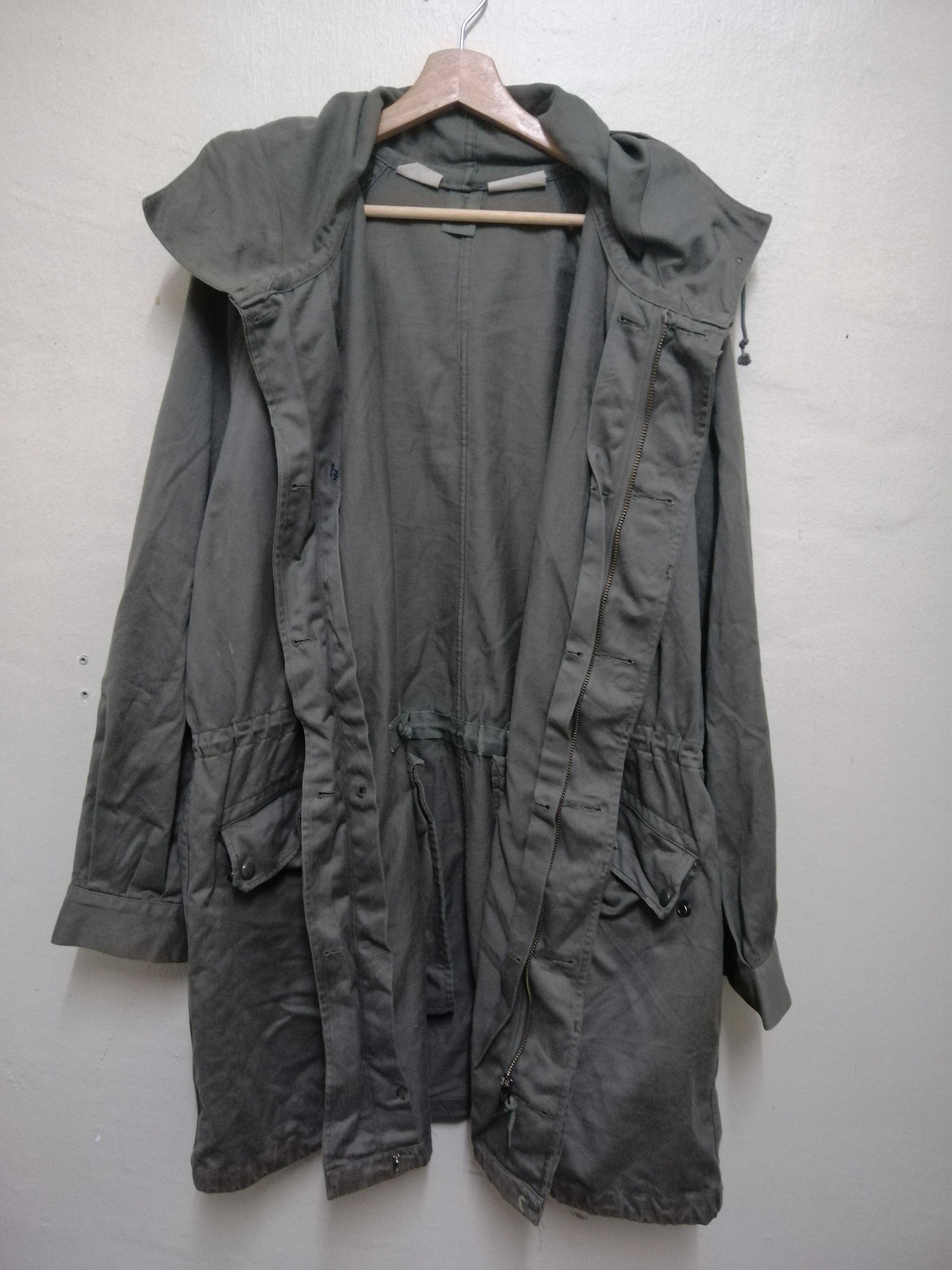 Other 80s J. Veyrier Paris France Military Green Army French Army Size US L / EU 52-54 / 3 - 2 Thumbnail