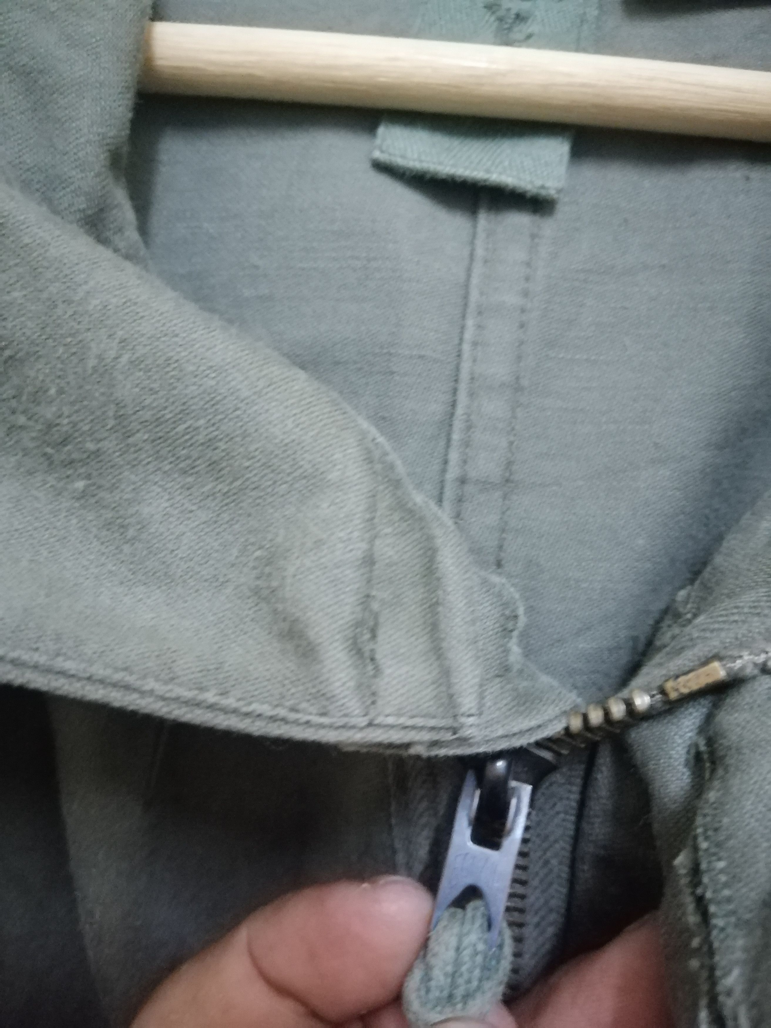 Other 80s J. Veyrier Paris France Military Green Army French Army Size US L / EU 52-54 / 3 - 8 Thumbnail