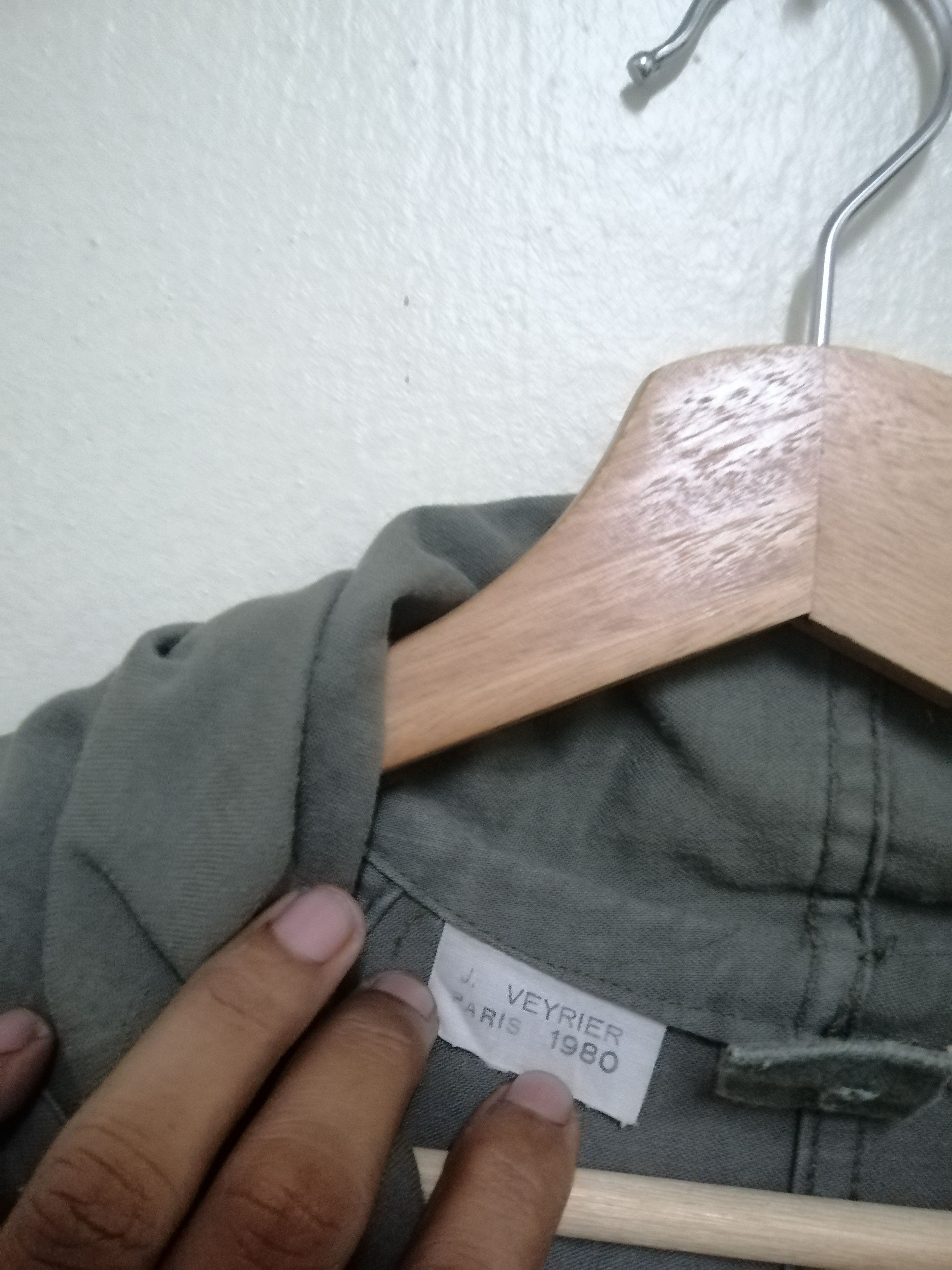 Other 80s J. Veyrier Paris France Military Green Army French Army Size US L / EU 52-54 / 3 - 10 Thumbnail