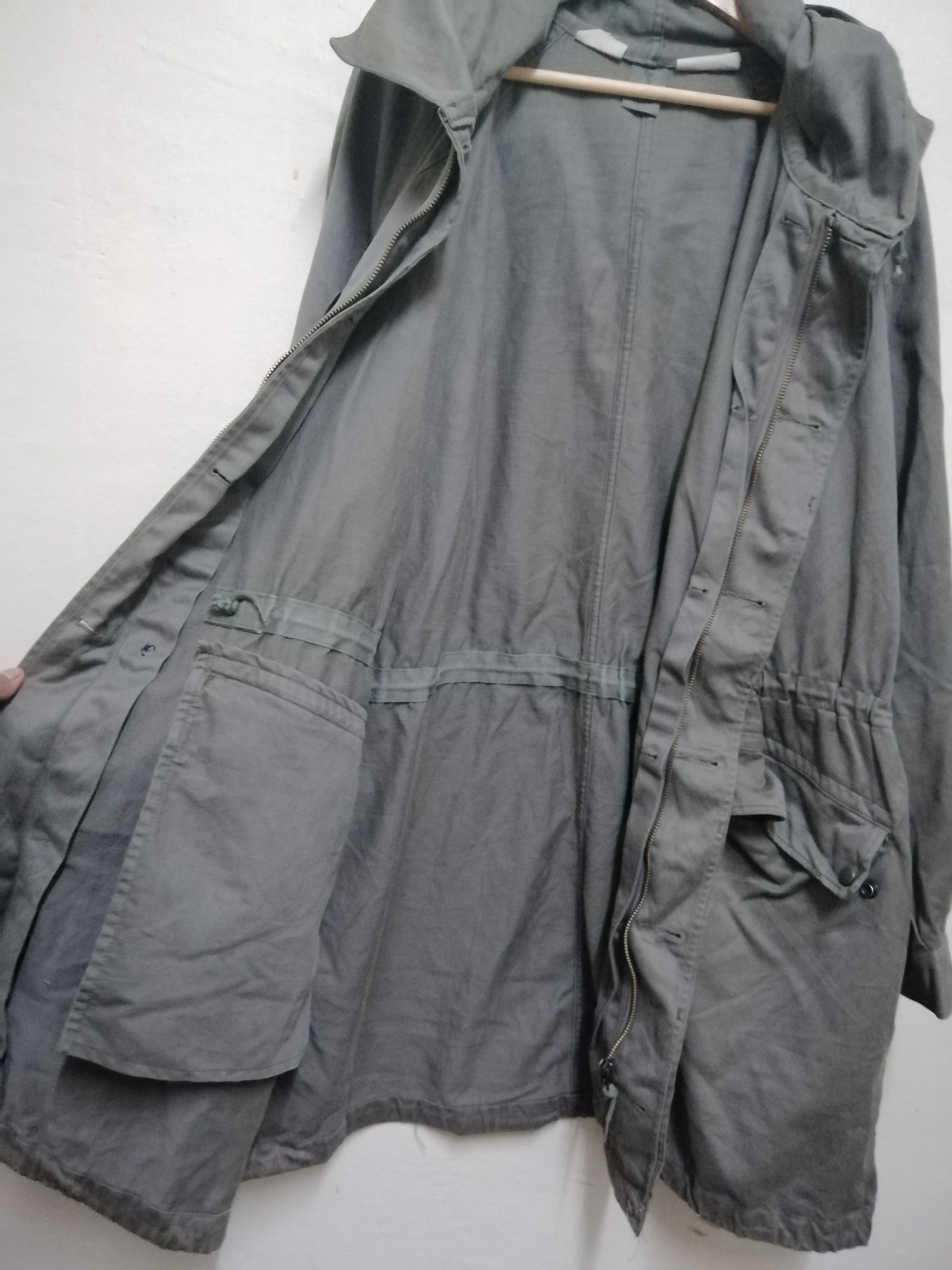 Other 80s J. Veyrier Paris France Military Green Army French Army Size US L / EU 52-54 / 3 - 5 Thumbnail