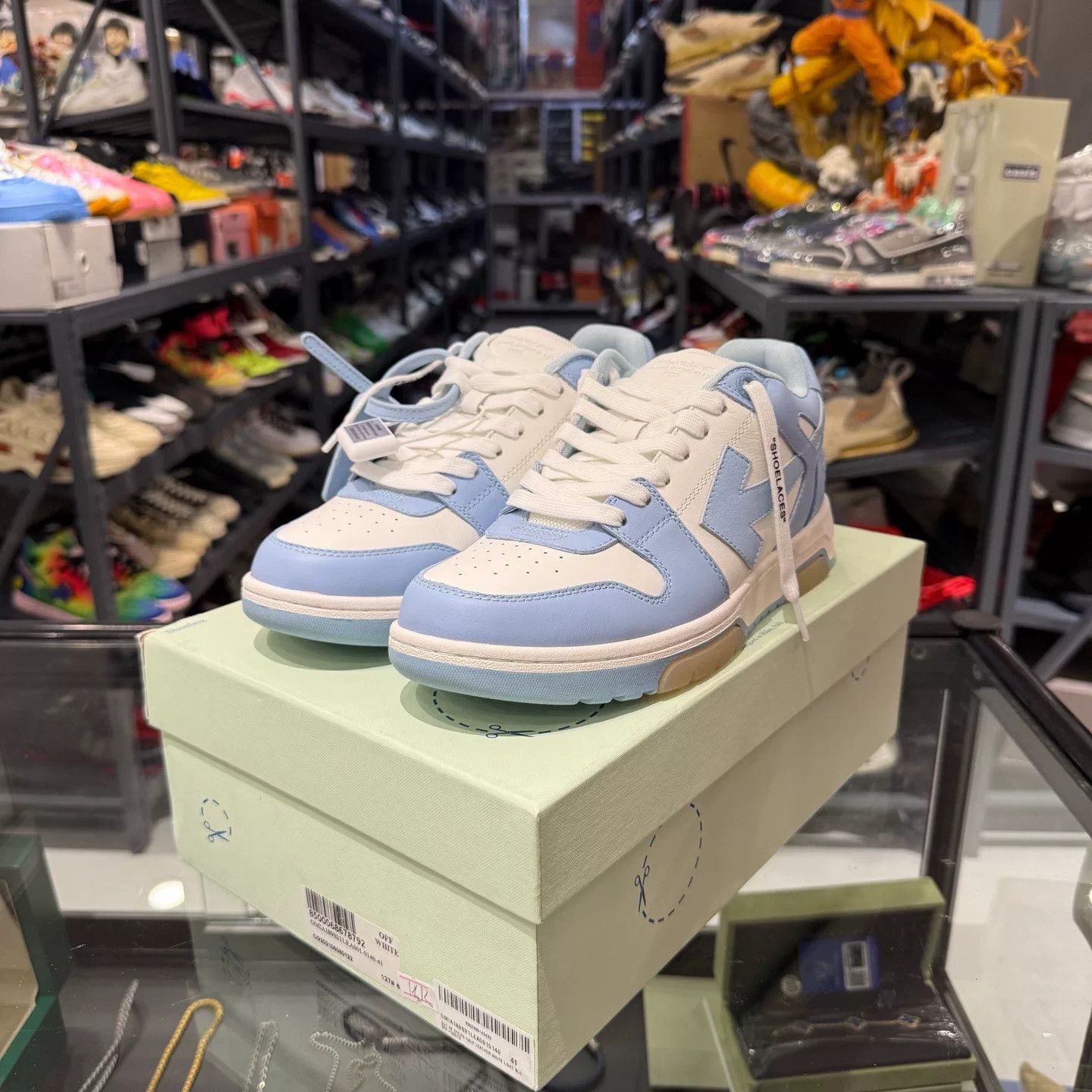 Off-White Off-White Blue Lowtop Sneakers 8.5 Men Size US 8.5 / EU 41-42 - 4 Thumbnail
