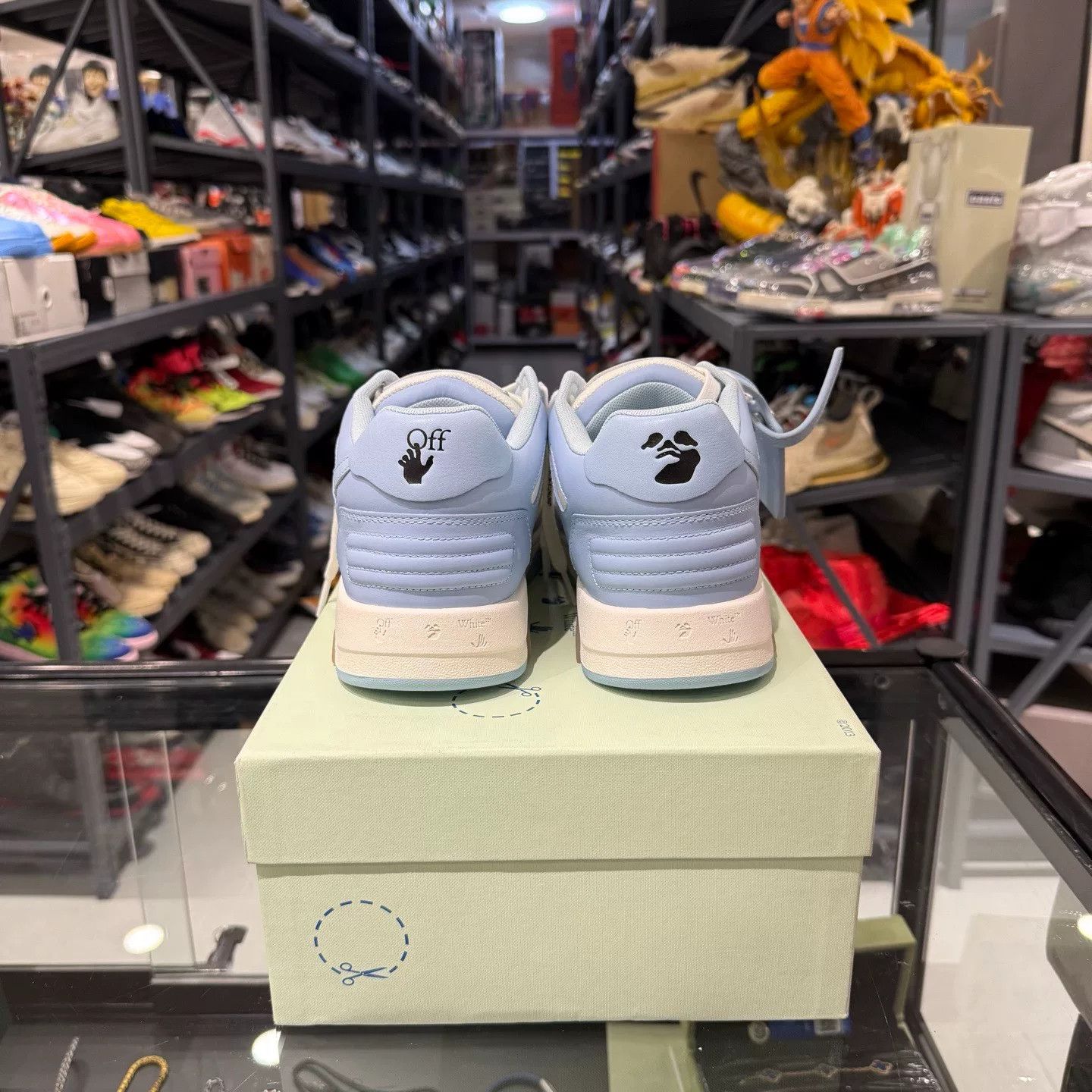 Off-White Off-White Blue Lowtop Sneakers 8.5 Men Size US 8.5 / EU 41-42 - 5 Thumbnail
