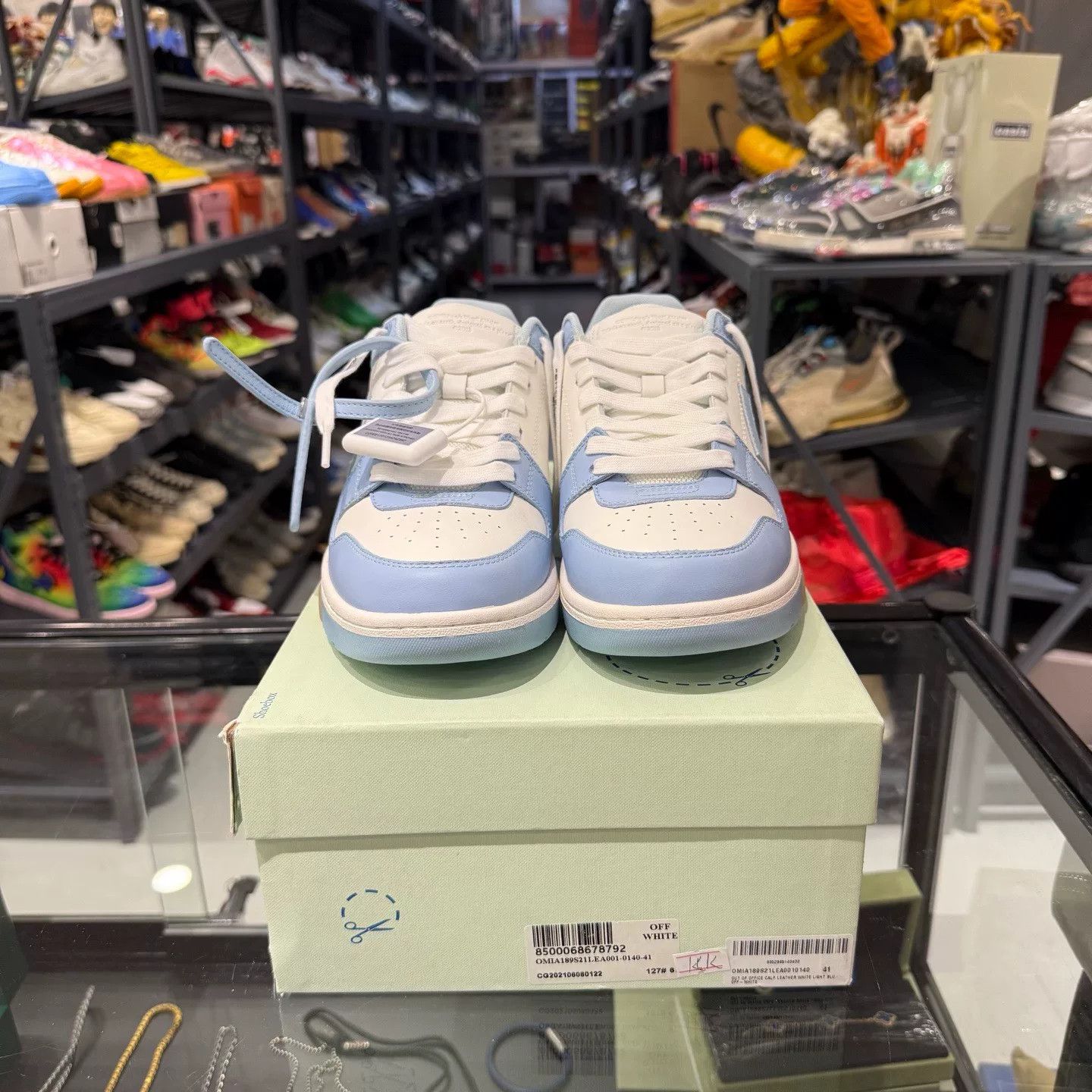 Off-White Off-White Blue Lowtop Sneakers 8.5 Men Size US 8.5 / EU 41-42 - 6 Thumbnail