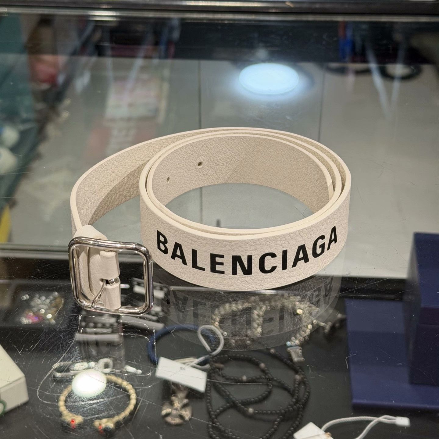 Balenciaga Balenciaga White Belt one size Men Size ONE SIZE - 2 Thumbnail