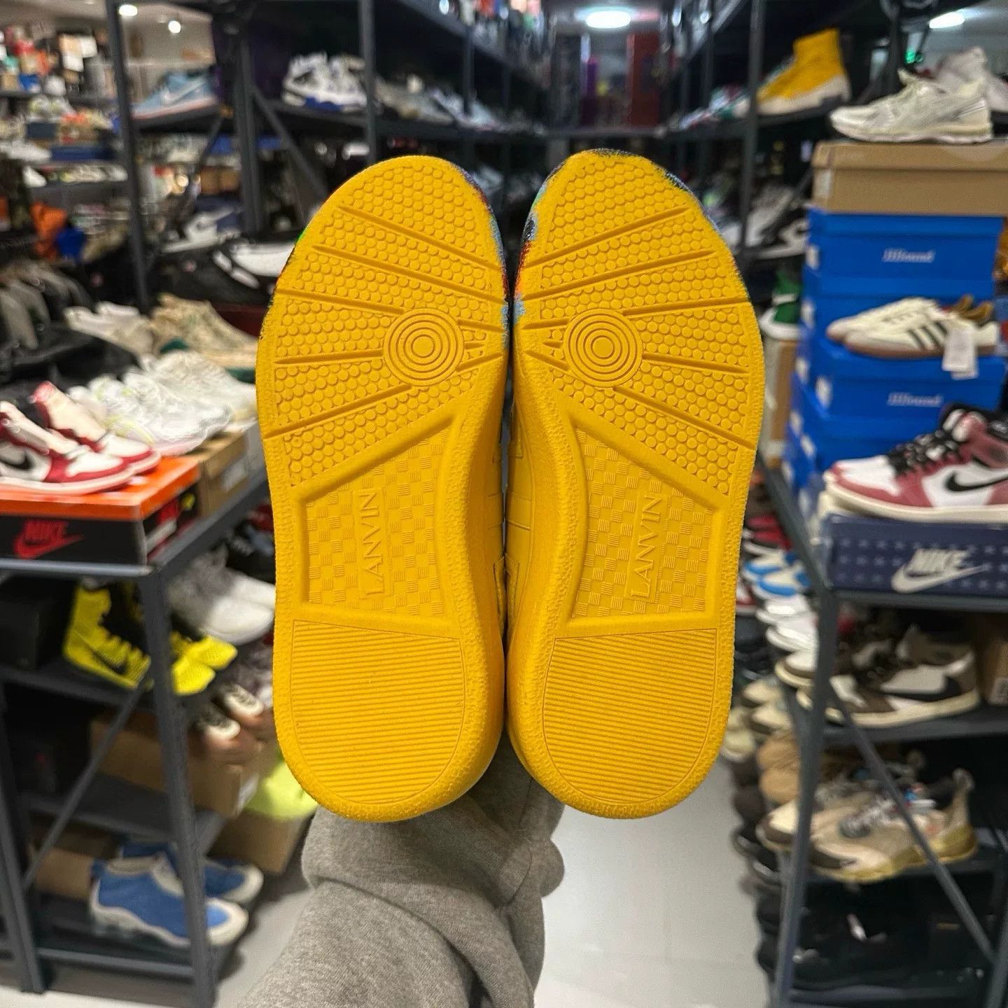 Lanvin Lanvin Yellow Lowtop Sneakers 6.5 Men Size US 6.5 / EU 39-40 - 4 Thumbnail