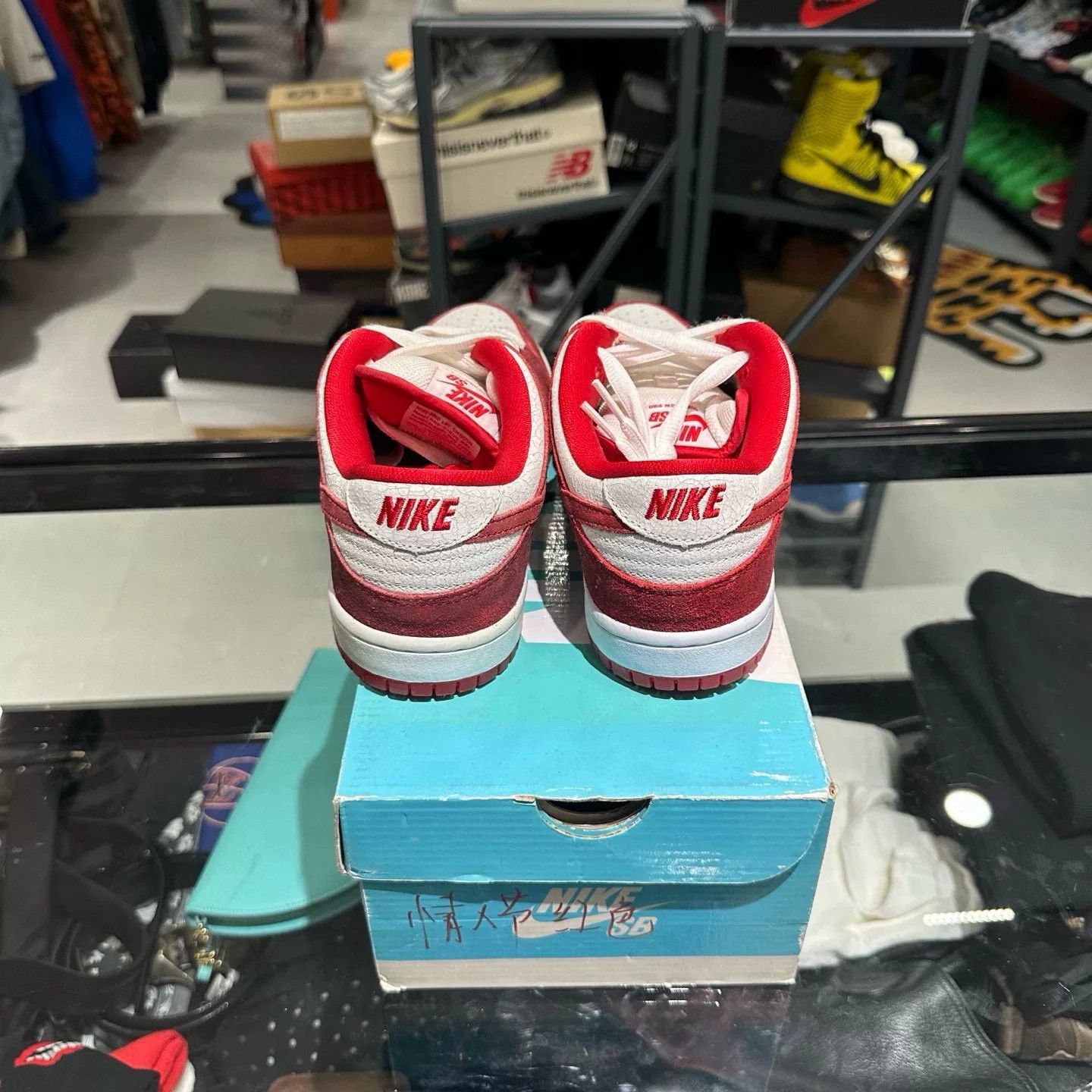 Nike Nike Red Lowtop Sneakers 8.5 Men Size US 8.5 / EU 41-42 - 3 Thumbnail