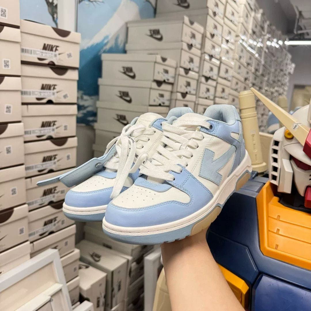 Off-White Off-White Blue Lowtop Sneakers 7.5 Men Size US 7.5 / EU 40-41 - 2 Thumbnail