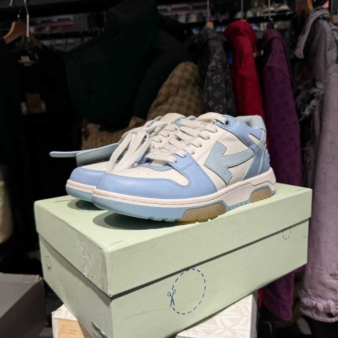 Off-White Off-White Blue Lowtop Sneakers 7.5 Men Size US 7.5 / EU 40-41 - 4 Thumbnail