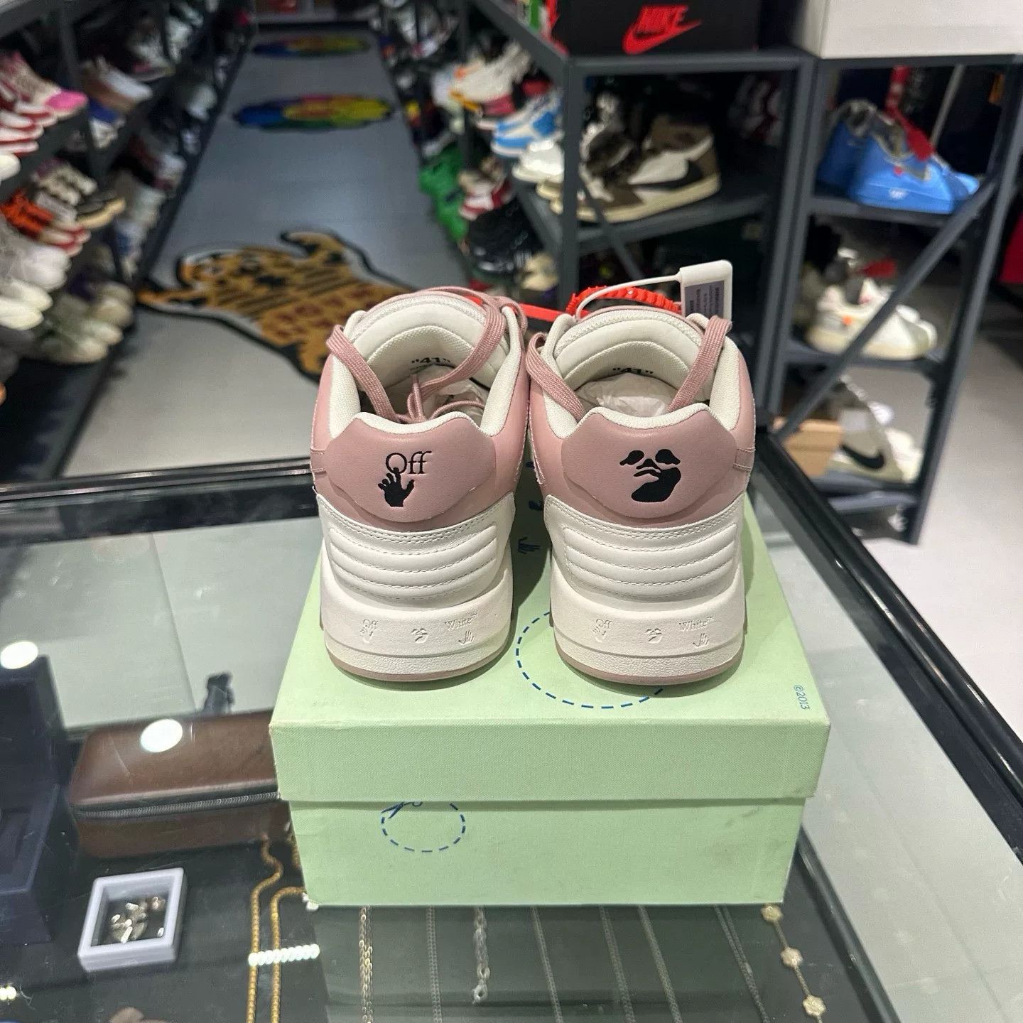 Off-White Off-White Pink Lowtop Sneakers 8.5 Men Size US 8.5 / EU 41-42 - 3 Thumbnail