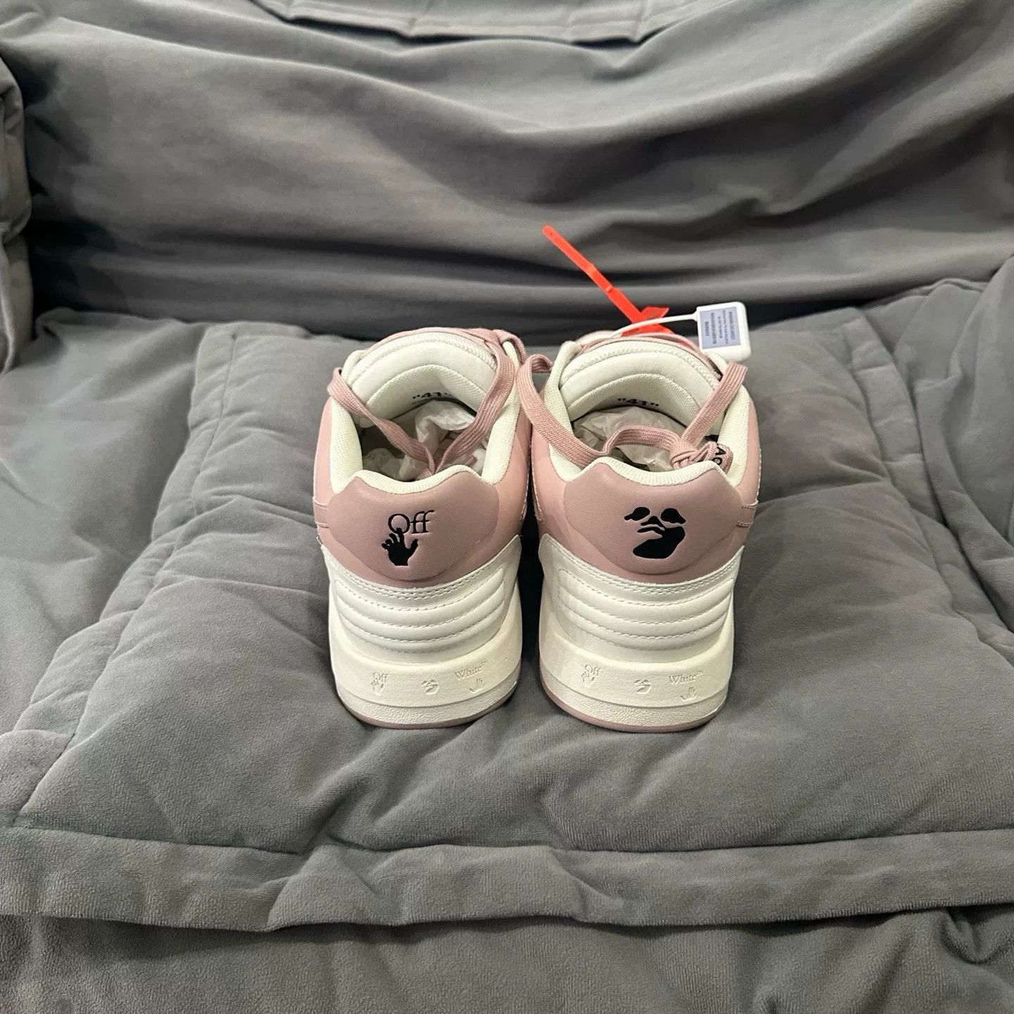 Off-White Off-White Pink Lowtop Sneakers 8.5 Men Size US 8.5 / EU 41-42 - 7 Thumbnail
