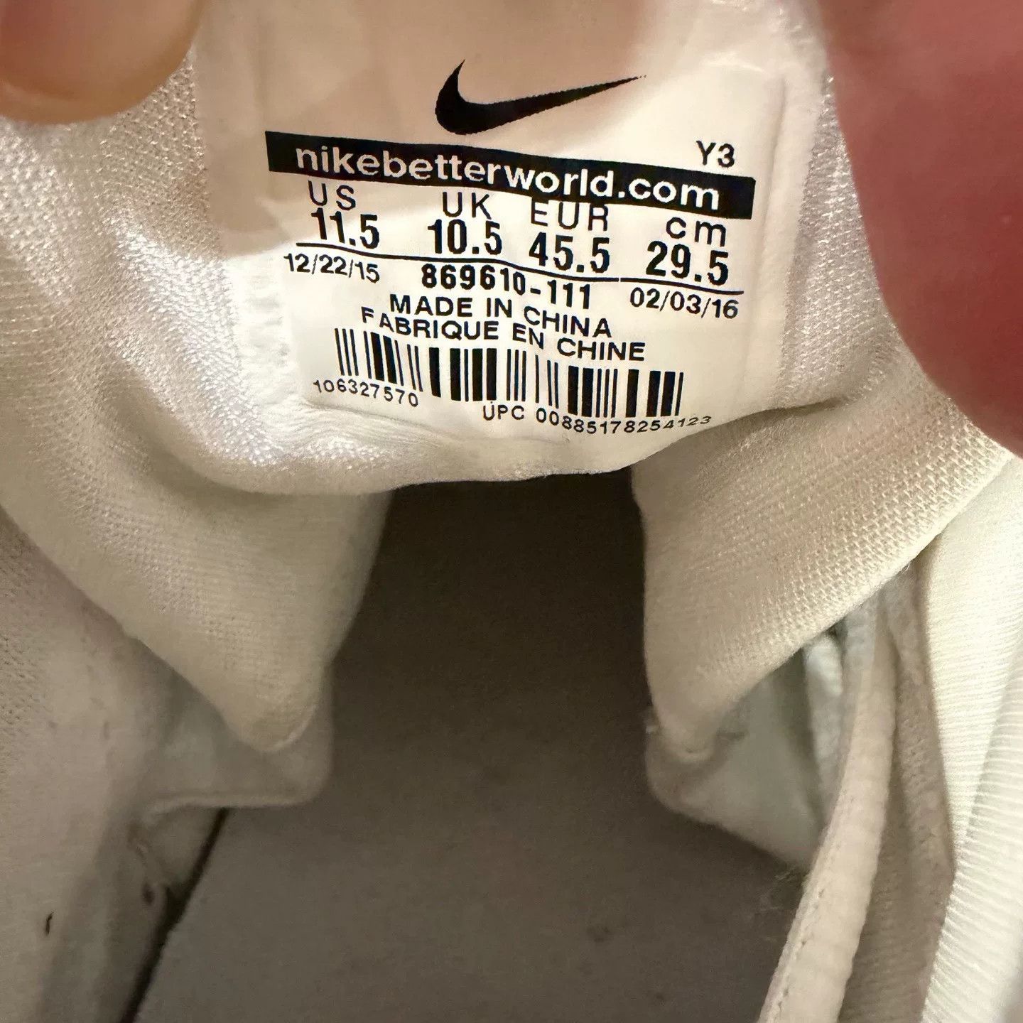 Nike Nike Black Lowtop Sneakers 12 Men Size US 12 / EU 45 - 4 Thumbnail