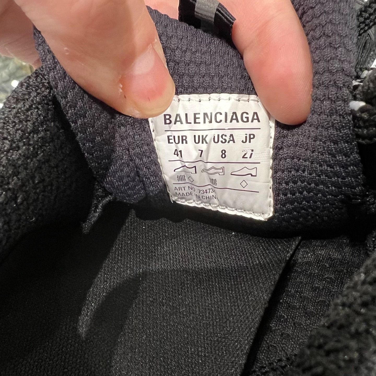 Balenciaga Balenciaga Silver Lowtop Sneakers 8.5 Men Size US 8.5 / EU 41-42 - 4 Thumbnail