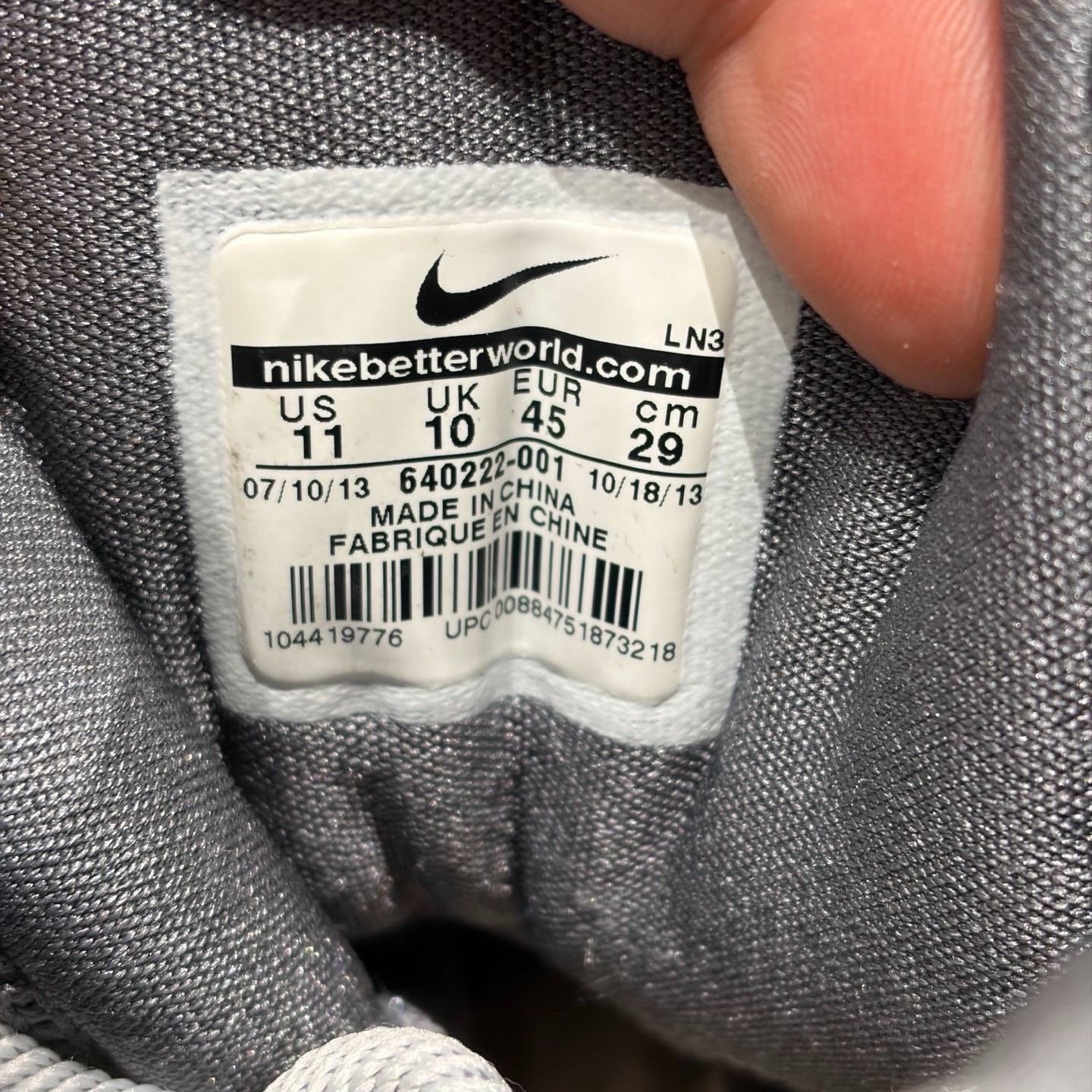Nike Nike Gray Lowtop Sneakers 11.5 Men Size US 11.5 / EU 44-45 - 5 Thumbnail