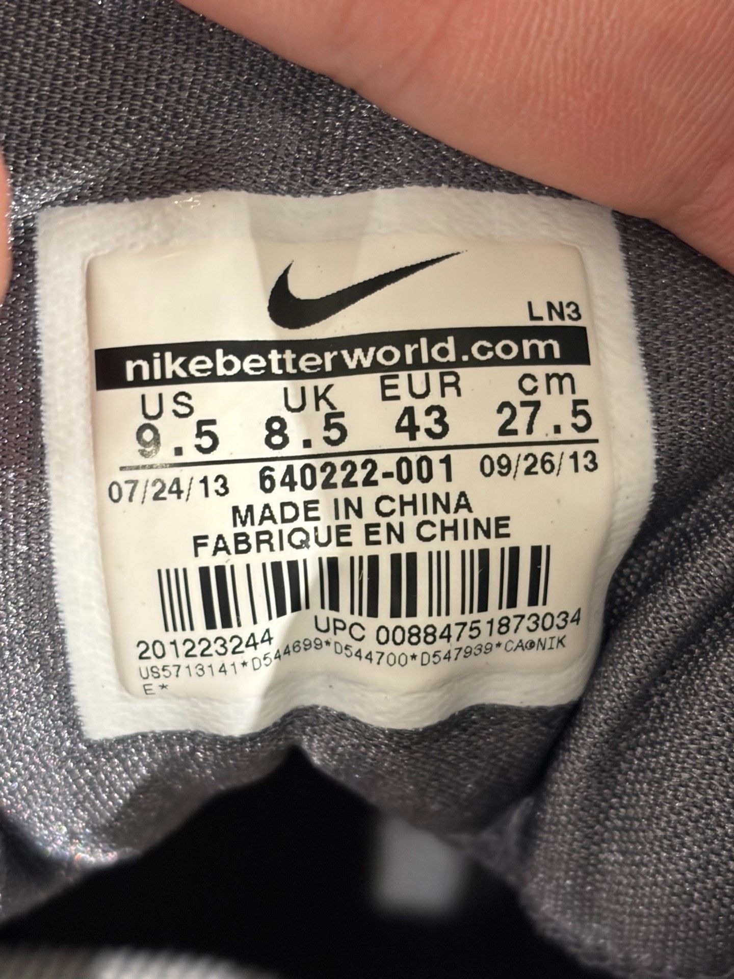 Nike Nike Gray Lowtop Sneakers 10 Men Size US 10 / EU 43 - 5 Thumbnail