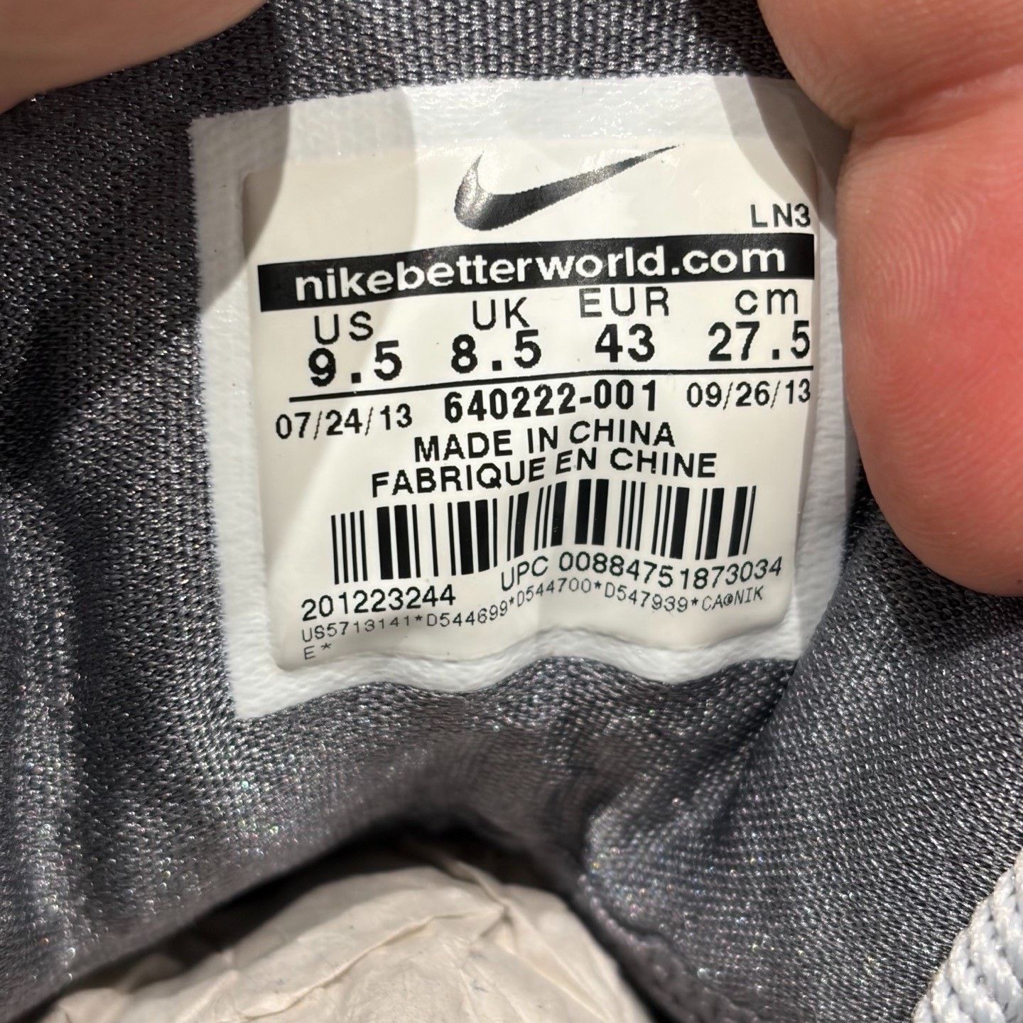 Nike Nike Gray Lowtop Sneakers 10 Men Size US 10 / EU 43 - 5 Thumbnail