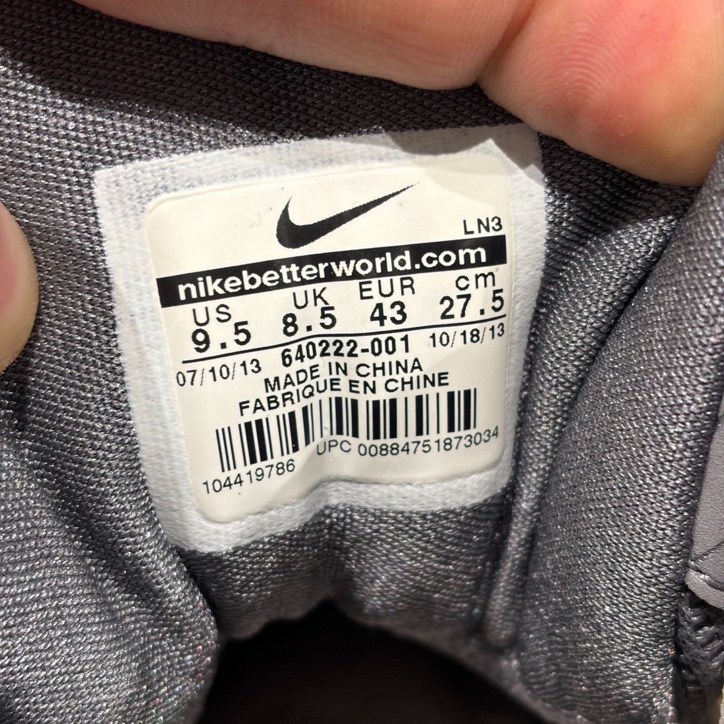 Nike Nike Gray Lowtop Sneakers 10 Men Size US 10 / EU 43 - 5 Thumbnail