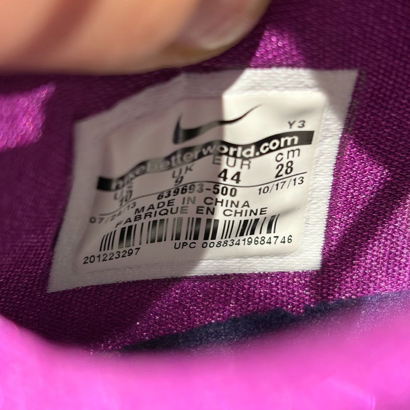 Nike Nike Purple Lowtop Sneakers 10.5 Men Size US 10.5 / EU 43-44 - 5 Thumbnail