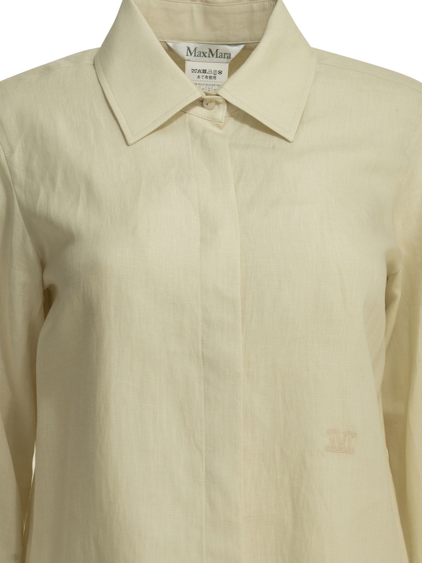 Max Mara Max Mara Casual Linen Shirt tag size 42 Women - USA Duties Paid Size M / US 6-8 / IT 42-44 - 3 Thumbnail