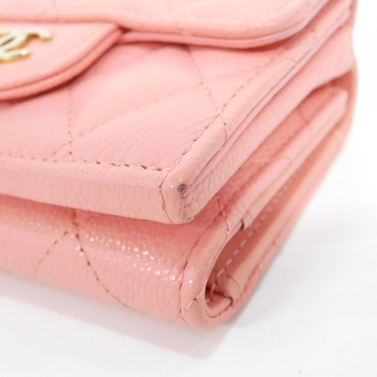 Chanel Chanel Chanel Timeless Classic Caviar Skin Wallet Leather Short Wallet AP0230 DUTY FREE for USA Size ONE SIZE - 3 Thumbnail
