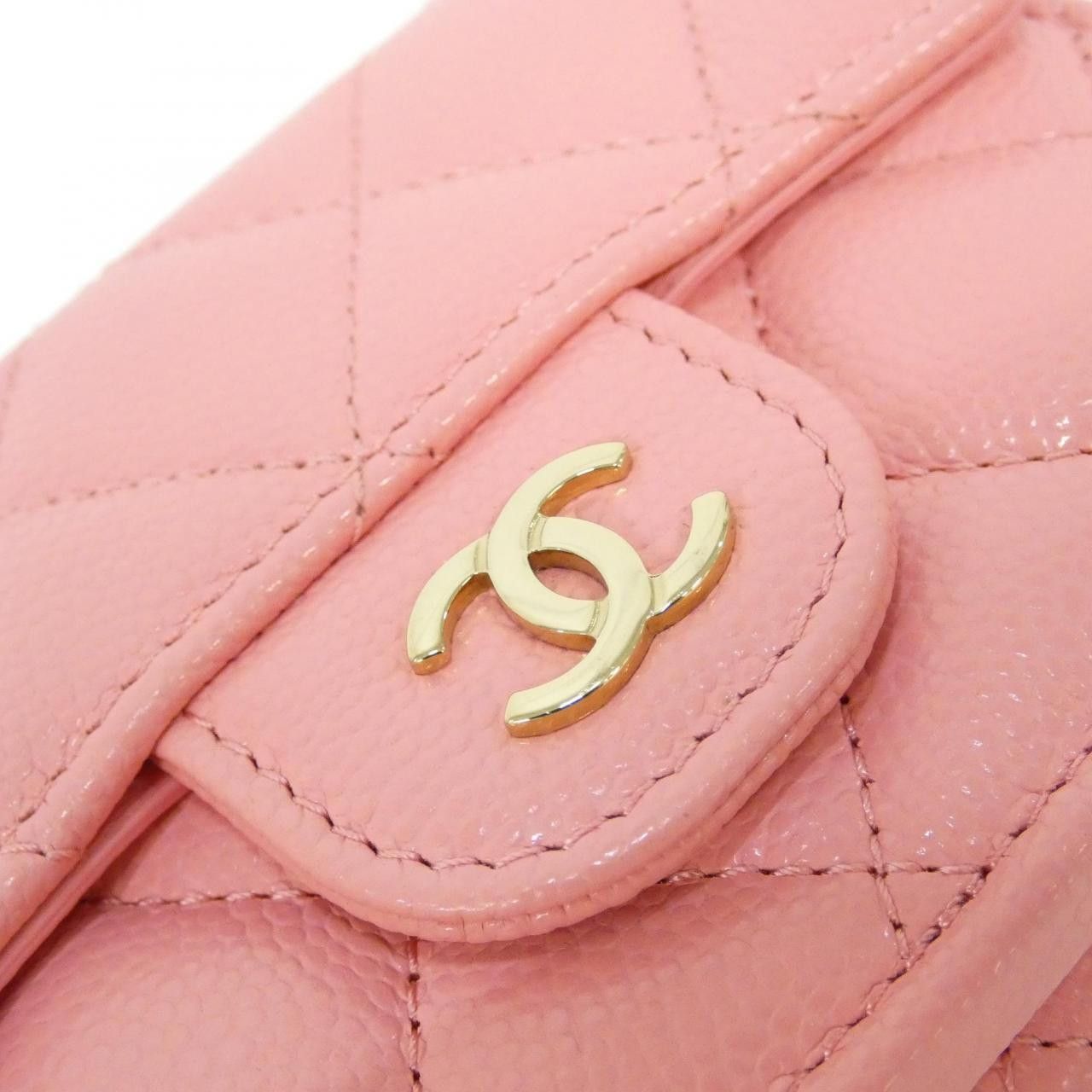 Chanel Chanel Chanel Timeless Classic Caviar Skin Wallet Leather Short Wallet AP0230 DUTY FREE for USA Size ONE SIZE - 4 Thumbnail
