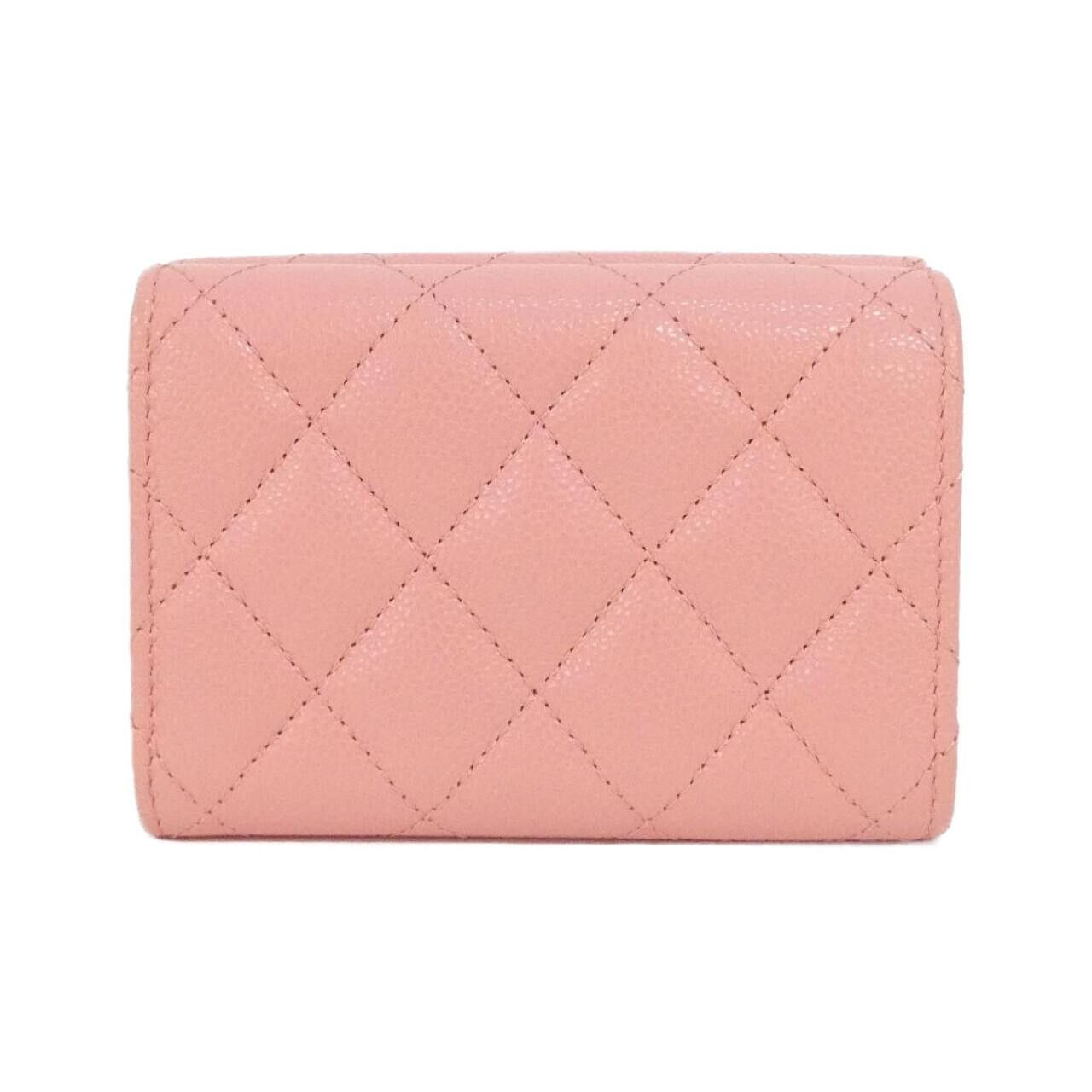 Chanel Chanel Chanel Timeless Classic Caviar Skin Wallet Leather Short Wallet AP0230 DUTY FREE for USA Size ONE SIZE - 2 Thumbnail