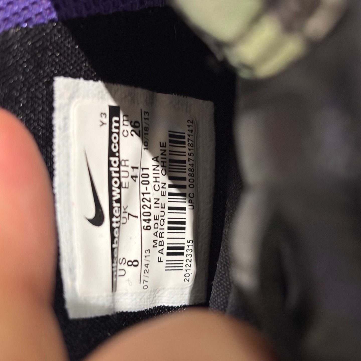 Nike Nike Black Lowtop Sneakers 8.5 Men Size US 8.5 / EU 41-42 - 5 Thumbnail