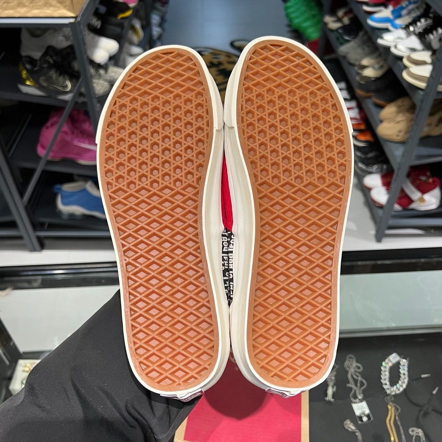 Fear of God Fear of God Red Lowtop Sneakers 10 Men Size US 10 / EU 43 - 4 Thumbnail