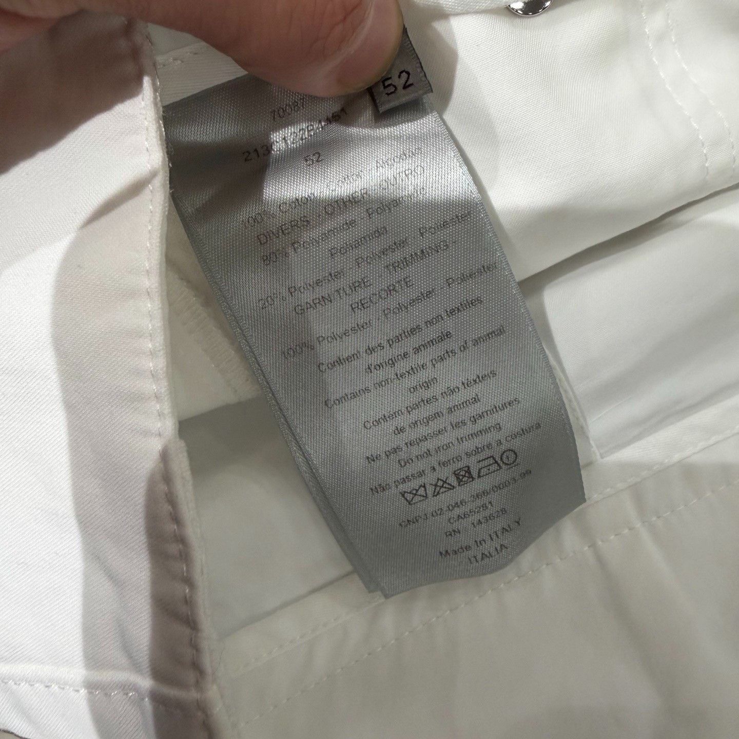 Dior Dior White Casual Pants 32 Men Size US 32 / EU 48 - 3 Thumbnail