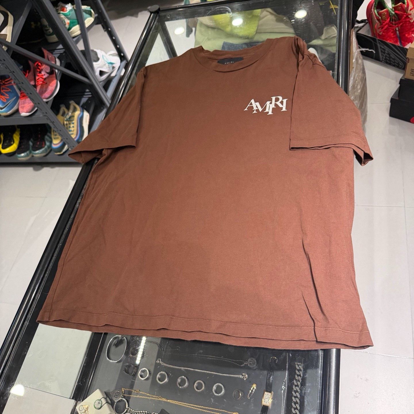 Amiri Amiri Brown T-Shirt xl Men Size US XL / EU 56 / 4 - 3 Thumbnail