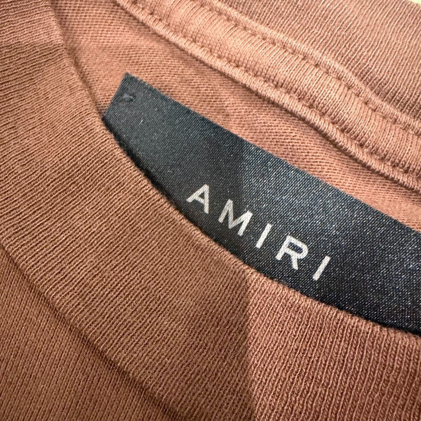 Amiri Amiri Brown T-Shirt xl Men Size US XL / EU 56 / 4 - 7 Thumbnail