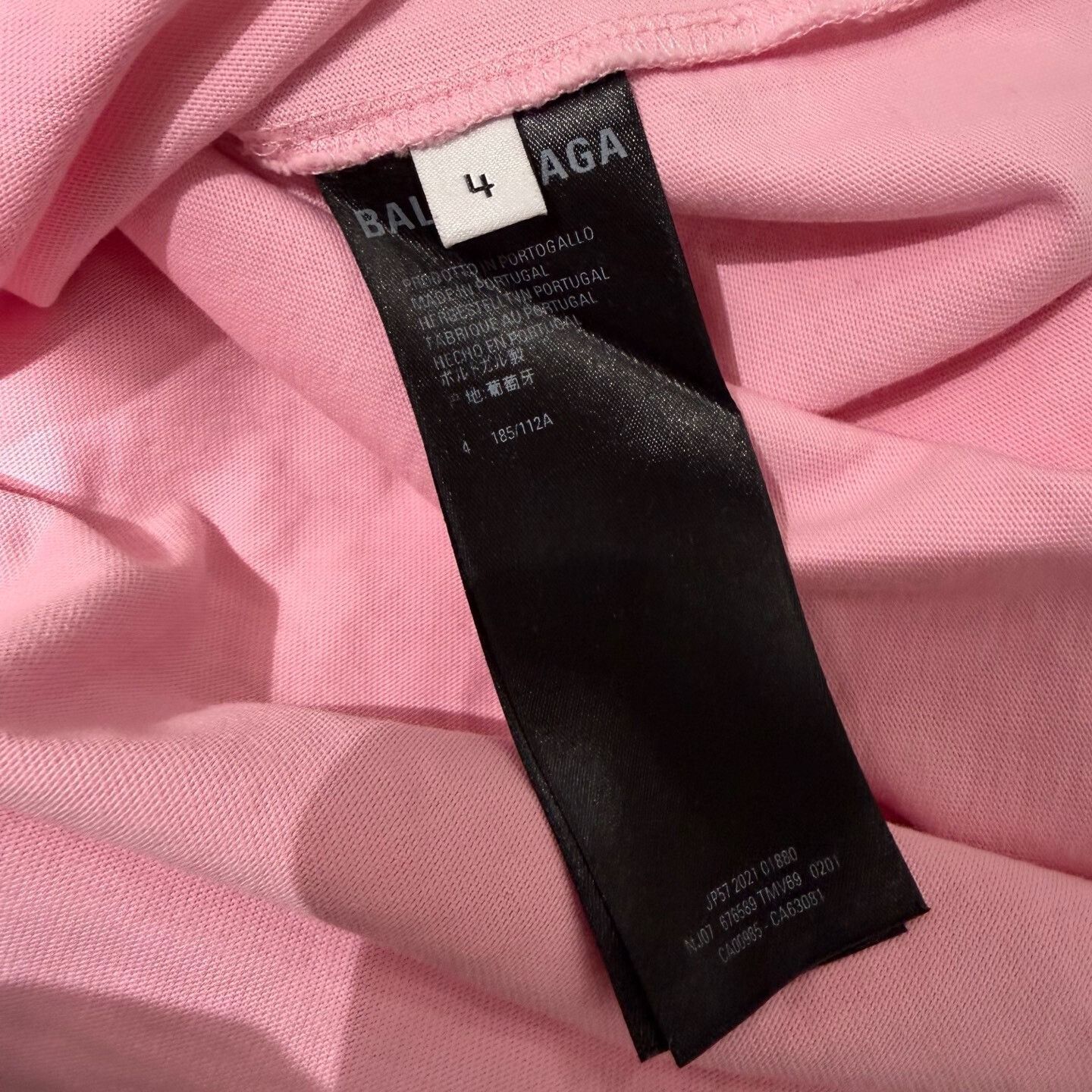 Balenciaga Balenciaga Pink T-Shirt XS Women Size XS / US 0-2 / IT 36-38 - 5 Thumbnail