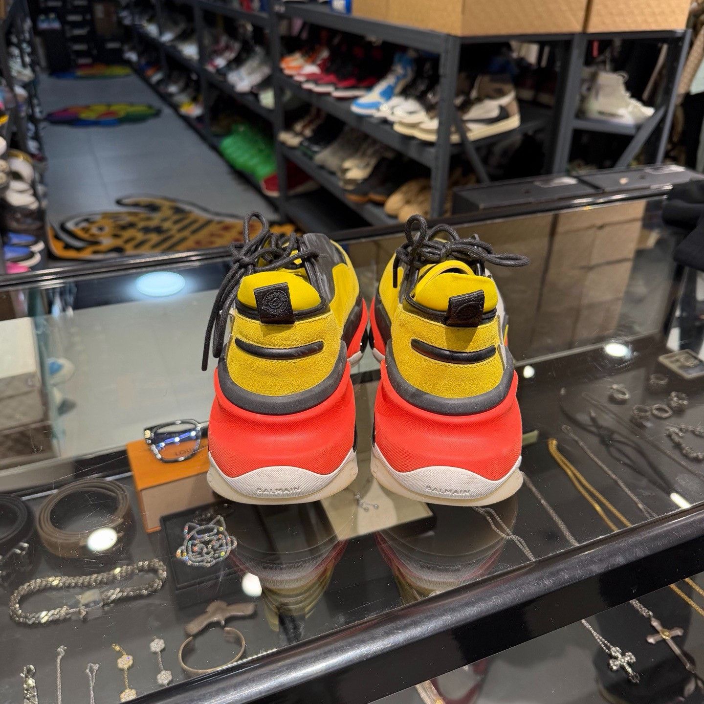 Balmain Balmain Lowtop Sneakers 11.5 Men Size US 11.5 / EU 44-45 - 3 Thumbnail