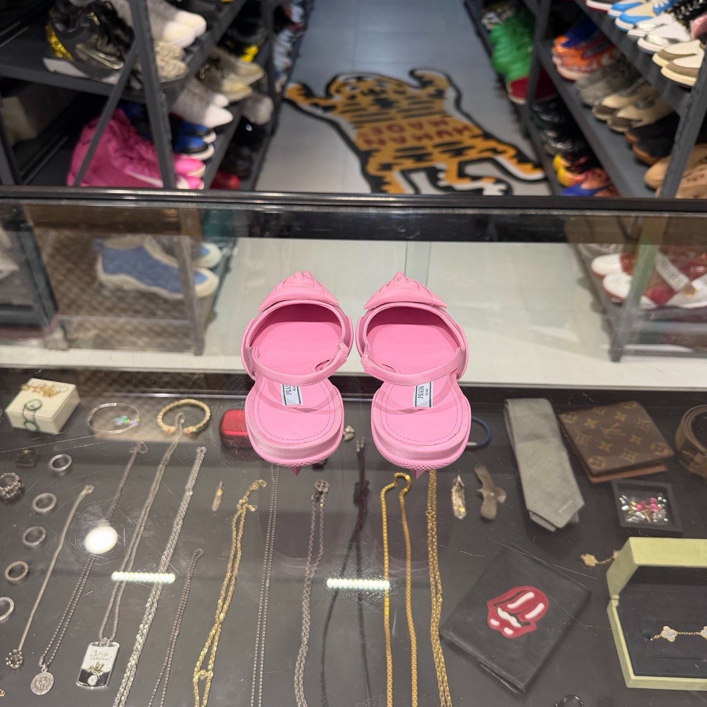 Prada Prada Pink Sandals us_4 Women Size US 4 / IT 34 - 3 Thumbnail