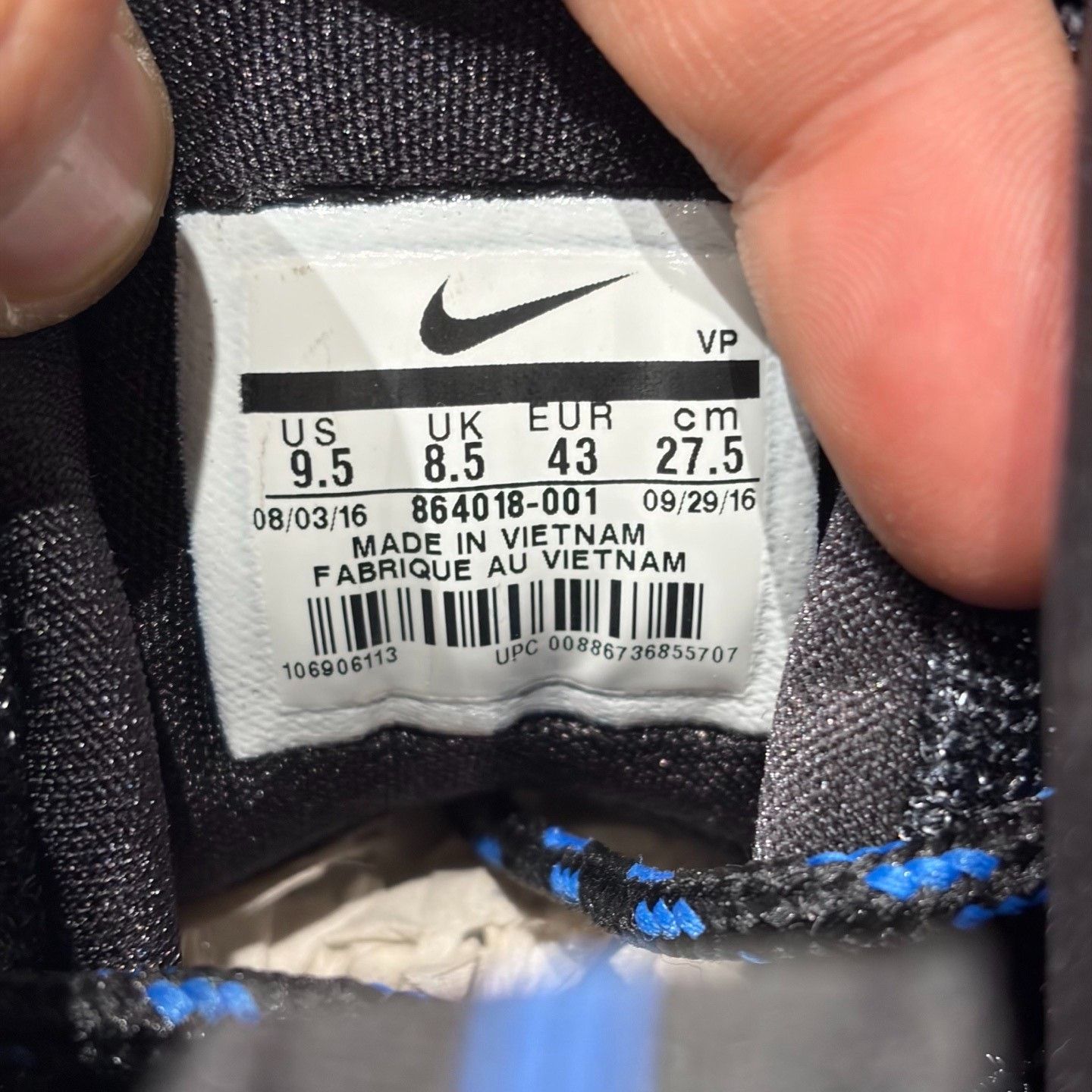 Nike Nike Blue Lowtop Sneakers 10 Men Size US 10 / EU 43 - 5 Thumbnail