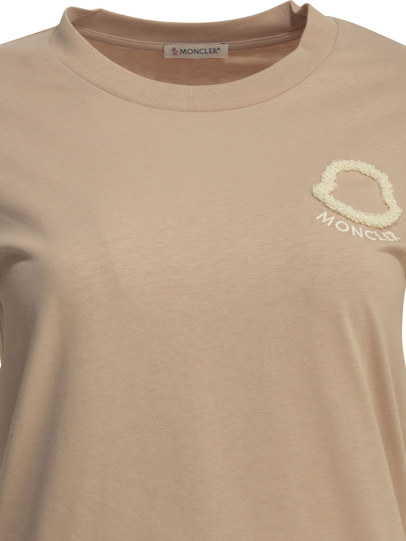 Moncler Moncler Crew-Neck T-Shirt With Logo tag size S Women - USA Duties Paid Size S / US 4 / IT 40 - 3 Thumbnail