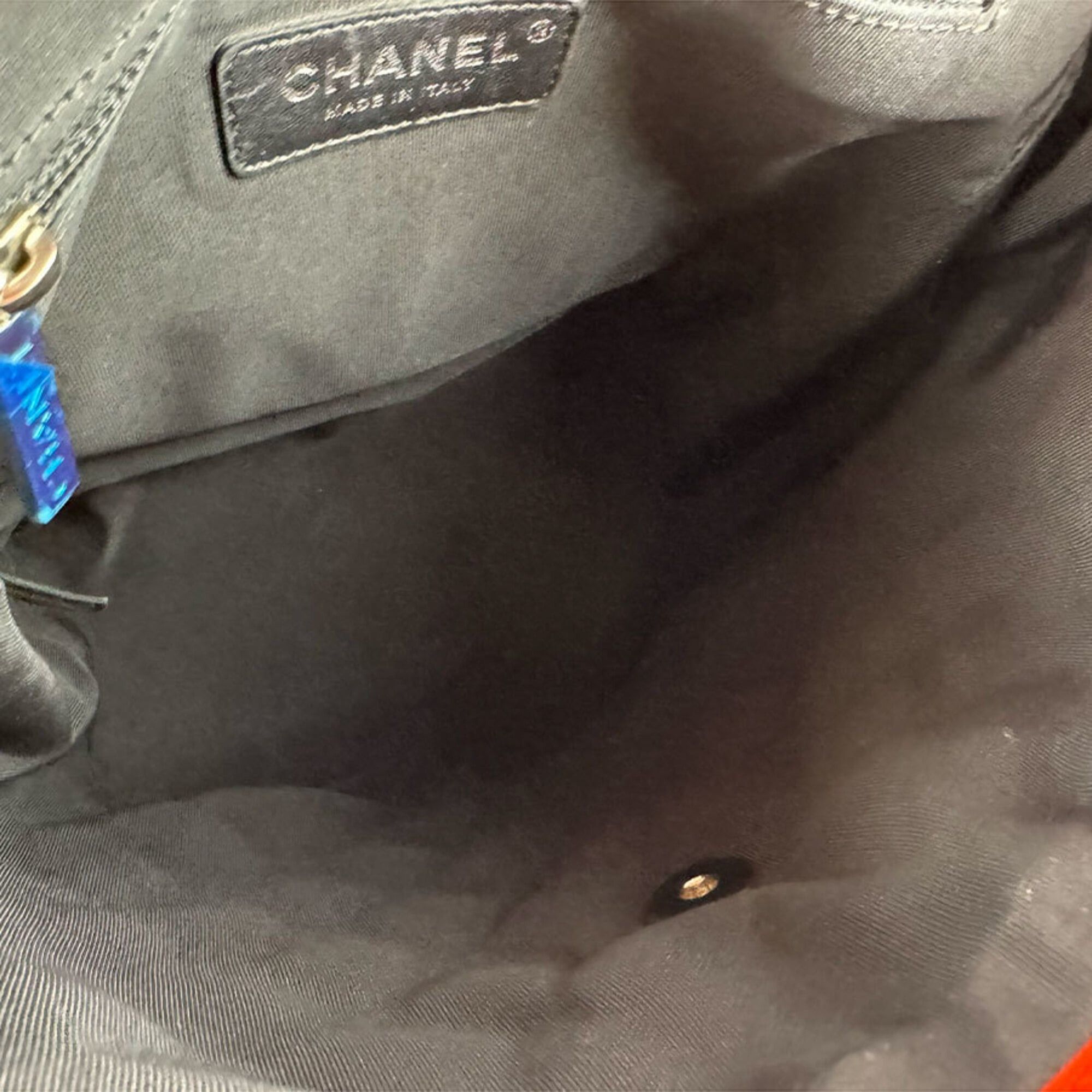 Other Chanel CHANEL Backpack, Lambskin, Orange, Navy, White, Black, Silver, Women's z9277 Size ONE SIZE - 5 Thumbnail