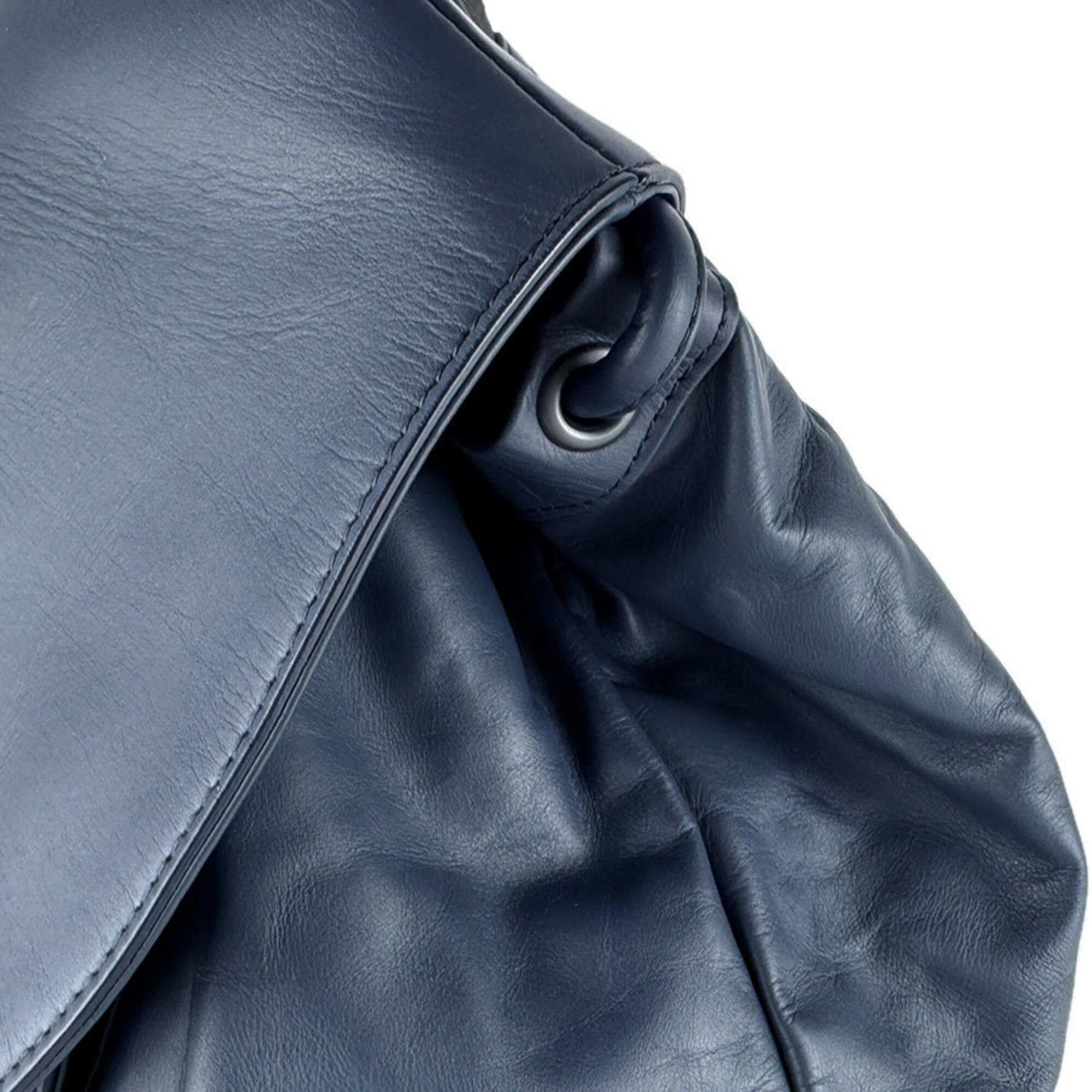 Bottega Veneta Bottega Veneta backpack, Intrecciato leather, navy, men's, z9281 Size ONE SIZE - 7 Thumbnail