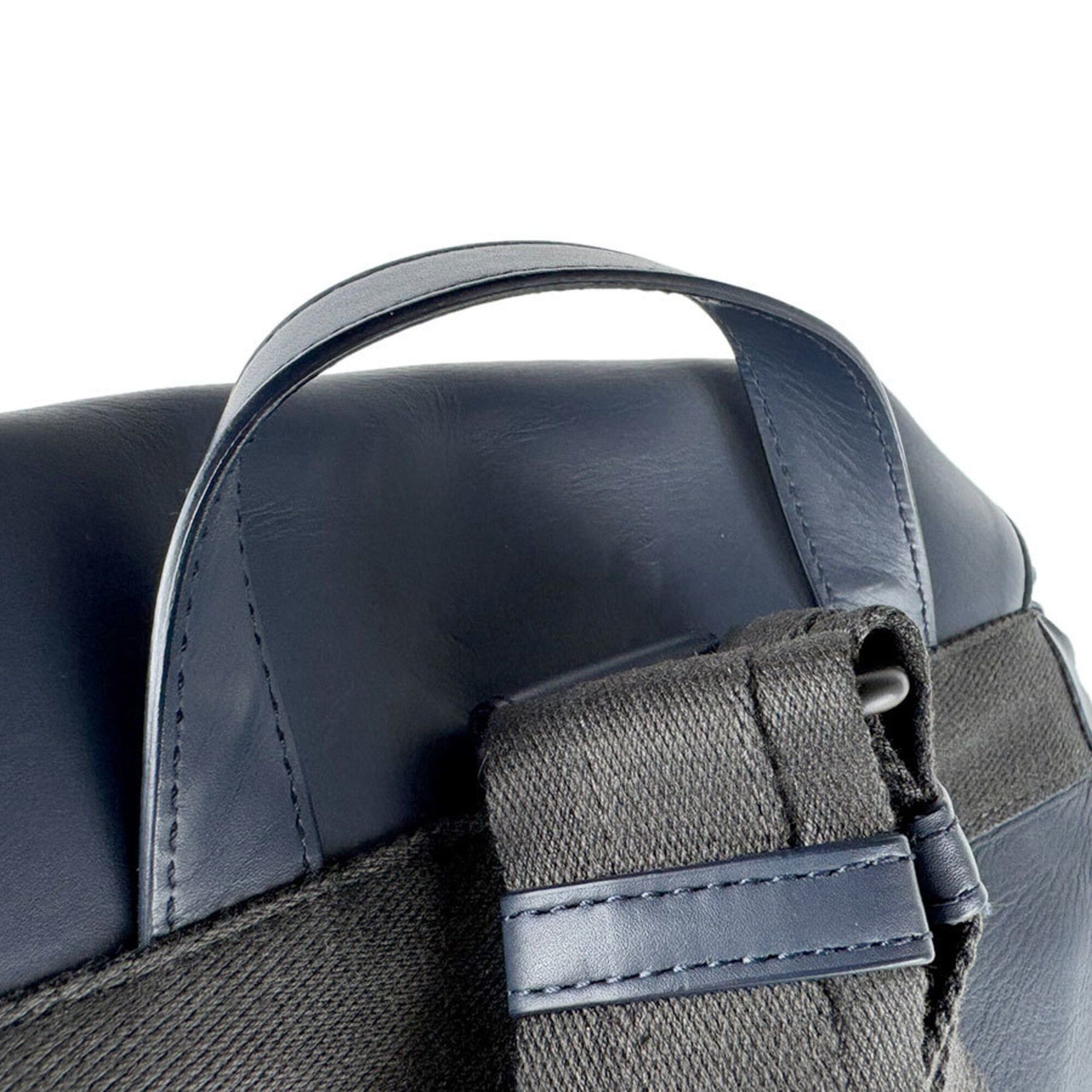 Bottega Veneta Bottega Veneta backpack, Intrecciato leather, navy, men's, z9281 Size ONE SIZE - 10 Thumbnail