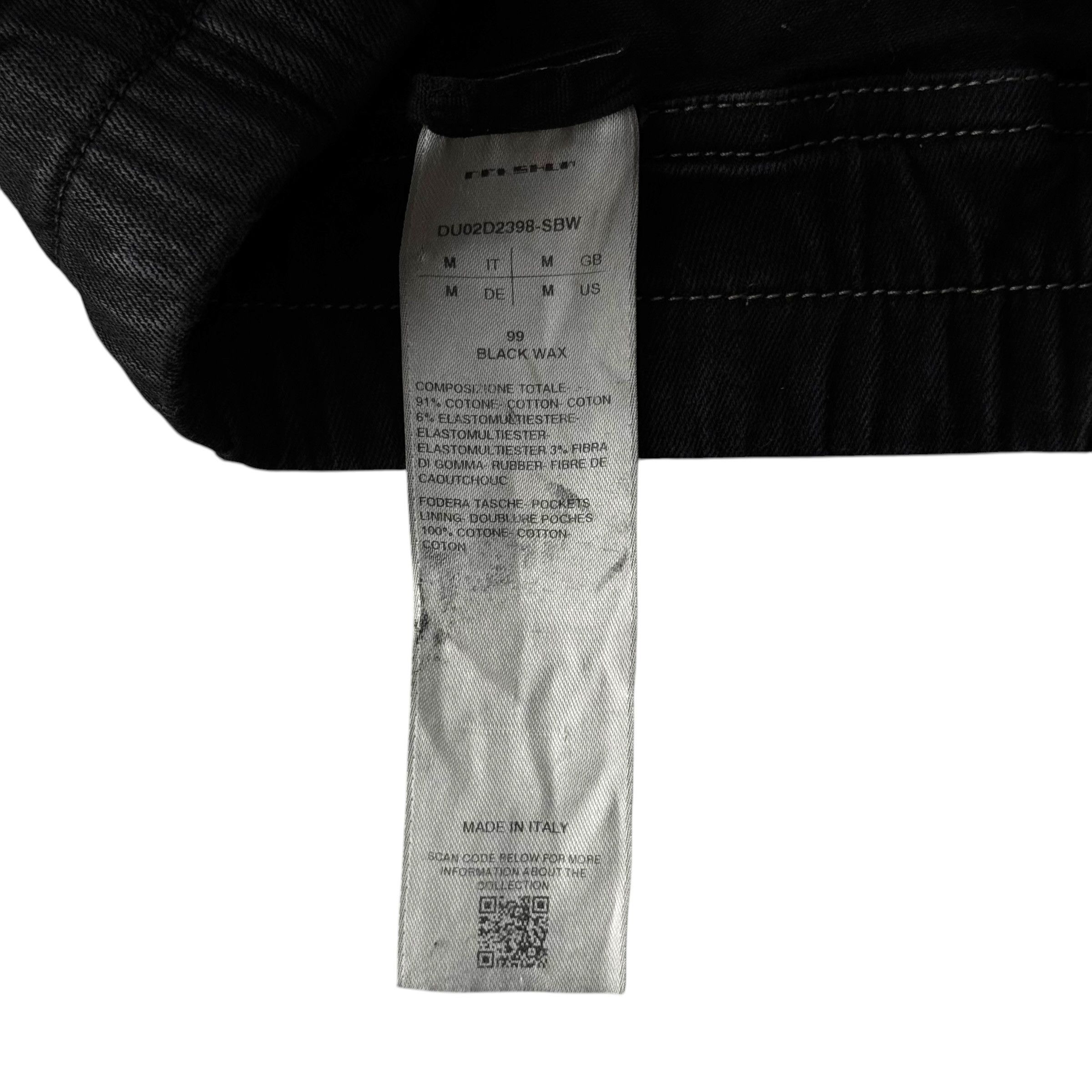 Rick Owens DRKSHDW Double Jumbo Belas Cargo Pants Waxed Black Size US 33 - 5 Thumbnail
