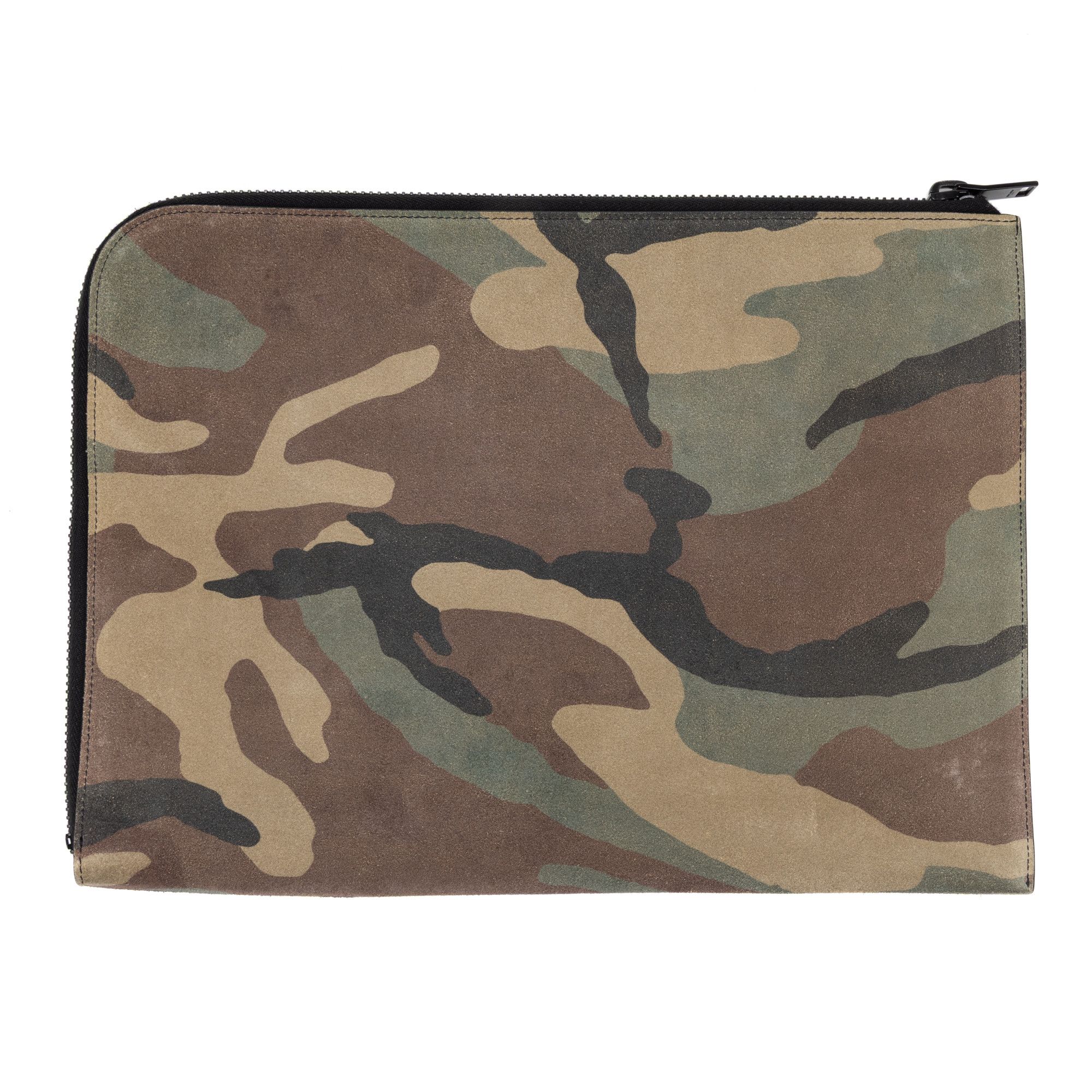 Yves Saint Laurent Portfolio Camouflage Zip Clutch Size ONE SIZE - 4 Thumbnail
