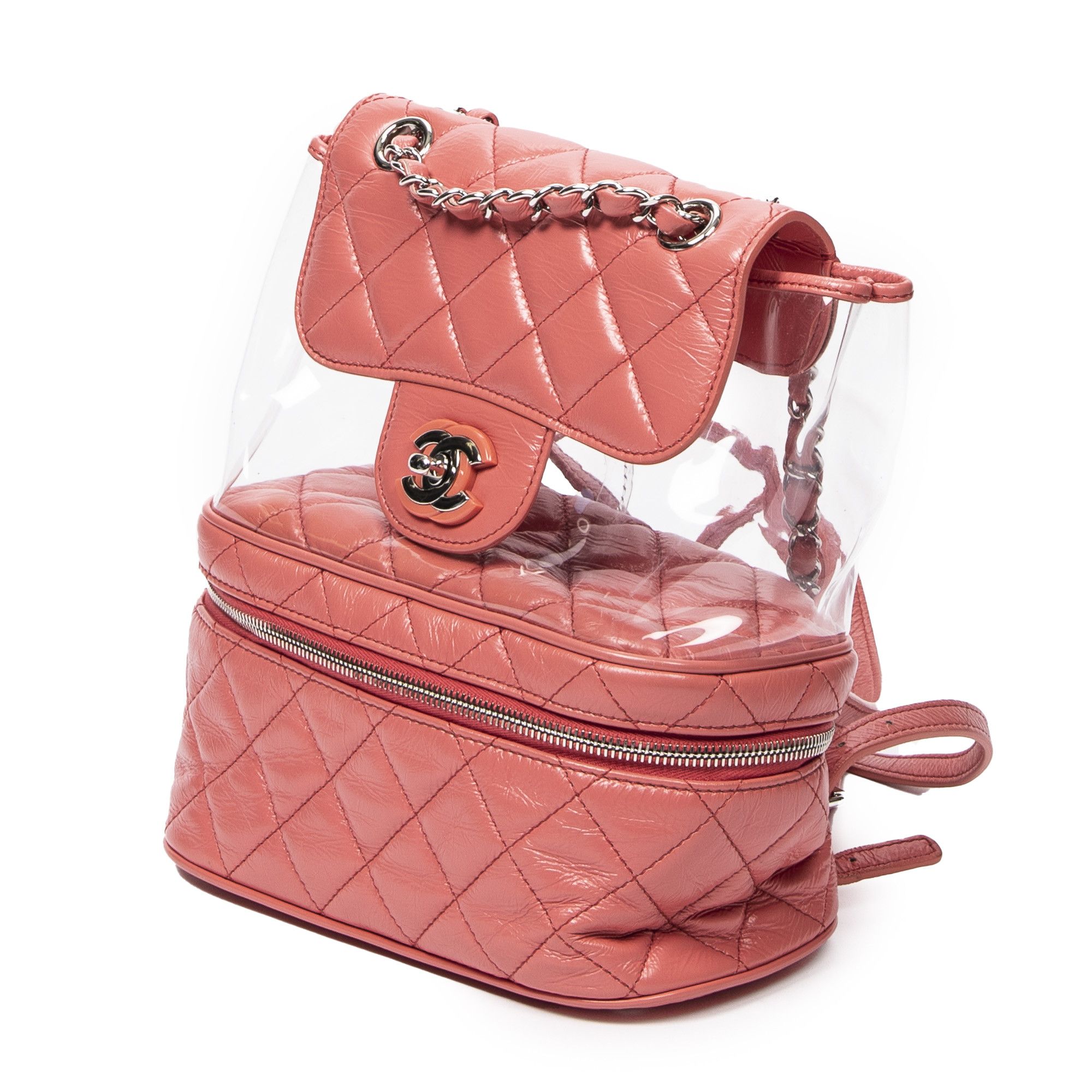 Chanel CC Transparent Vanity Flap Backpack Size ONE SIZE - 2 Thumbnail