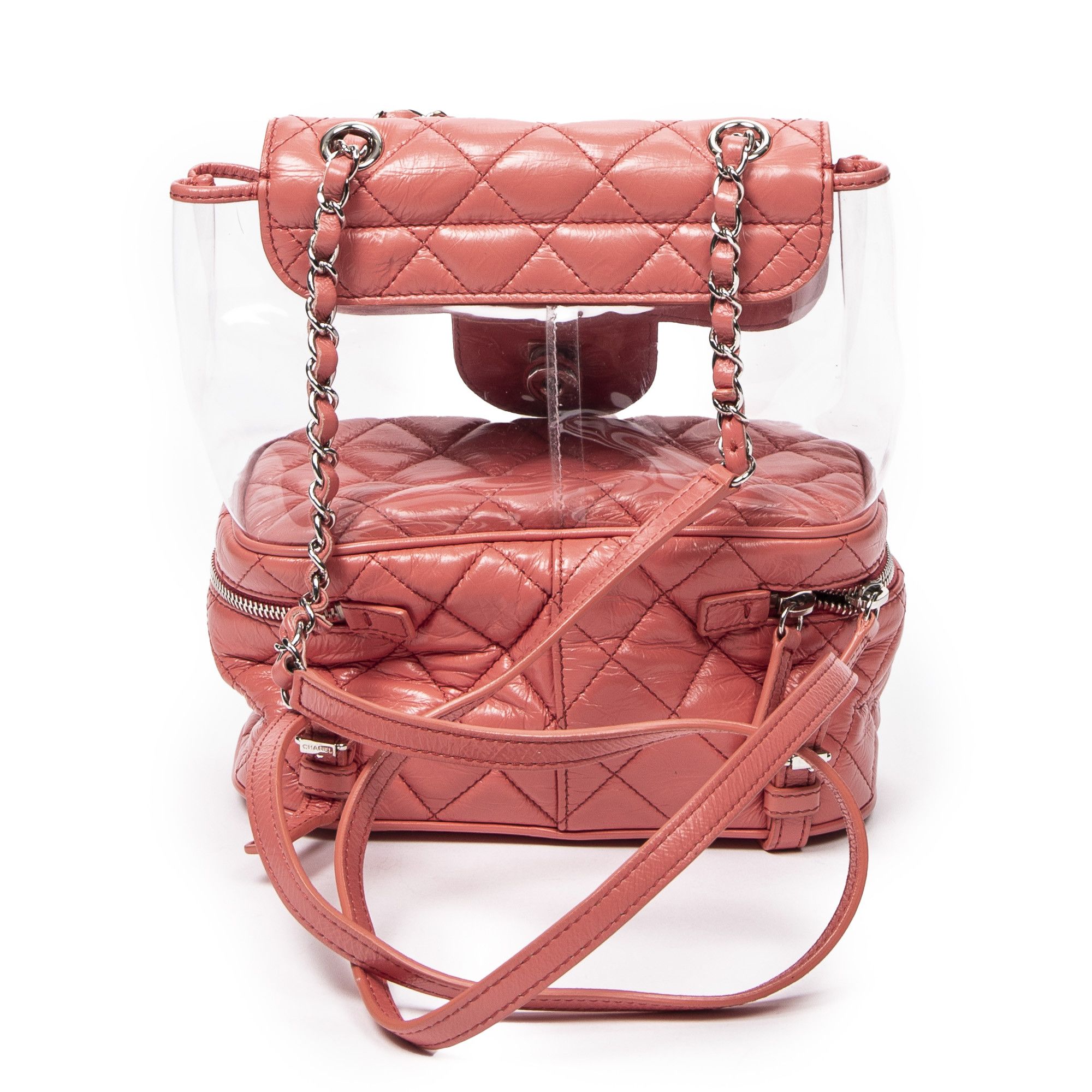 Chanel CC Transparent Vanity Flap Backpack Size ONE SIZE - 5 Thumbnail