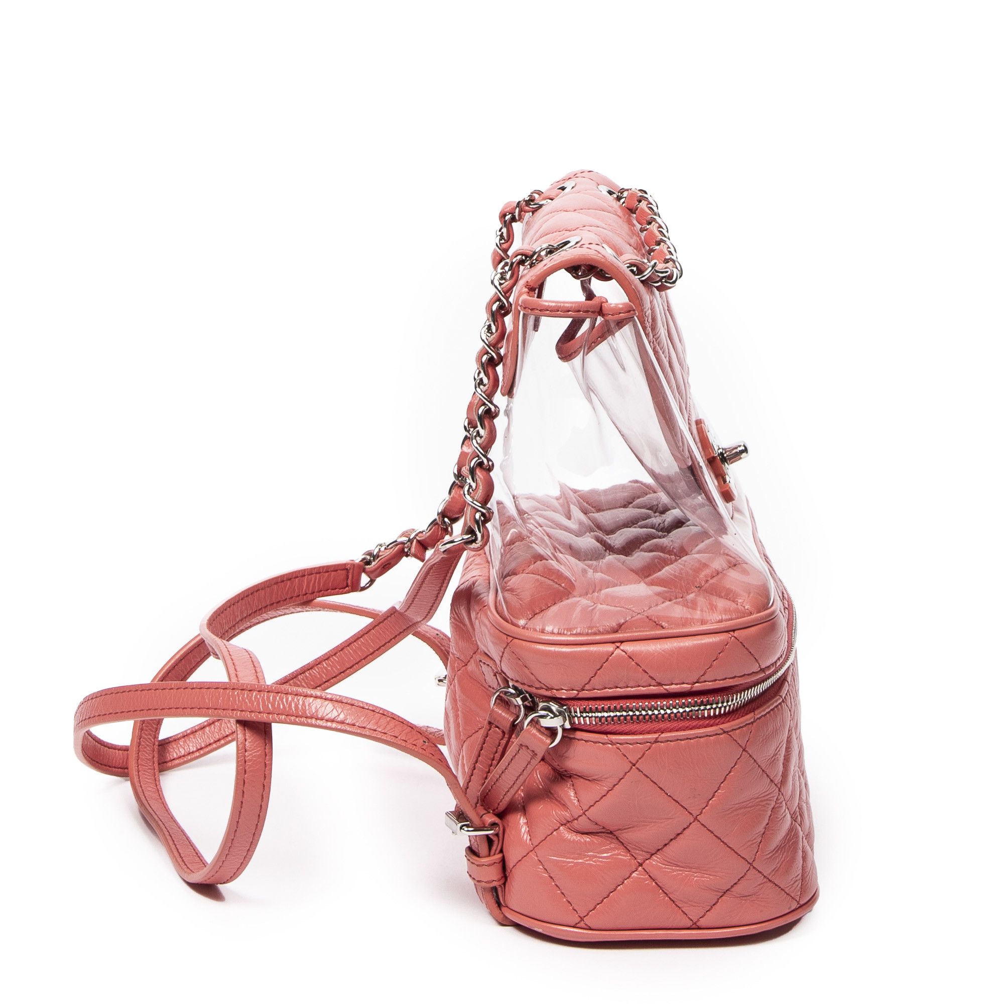 Chanel CC Transparent Vanity Flap Backpack Size ONE SIZE - 4 Thumbnail
