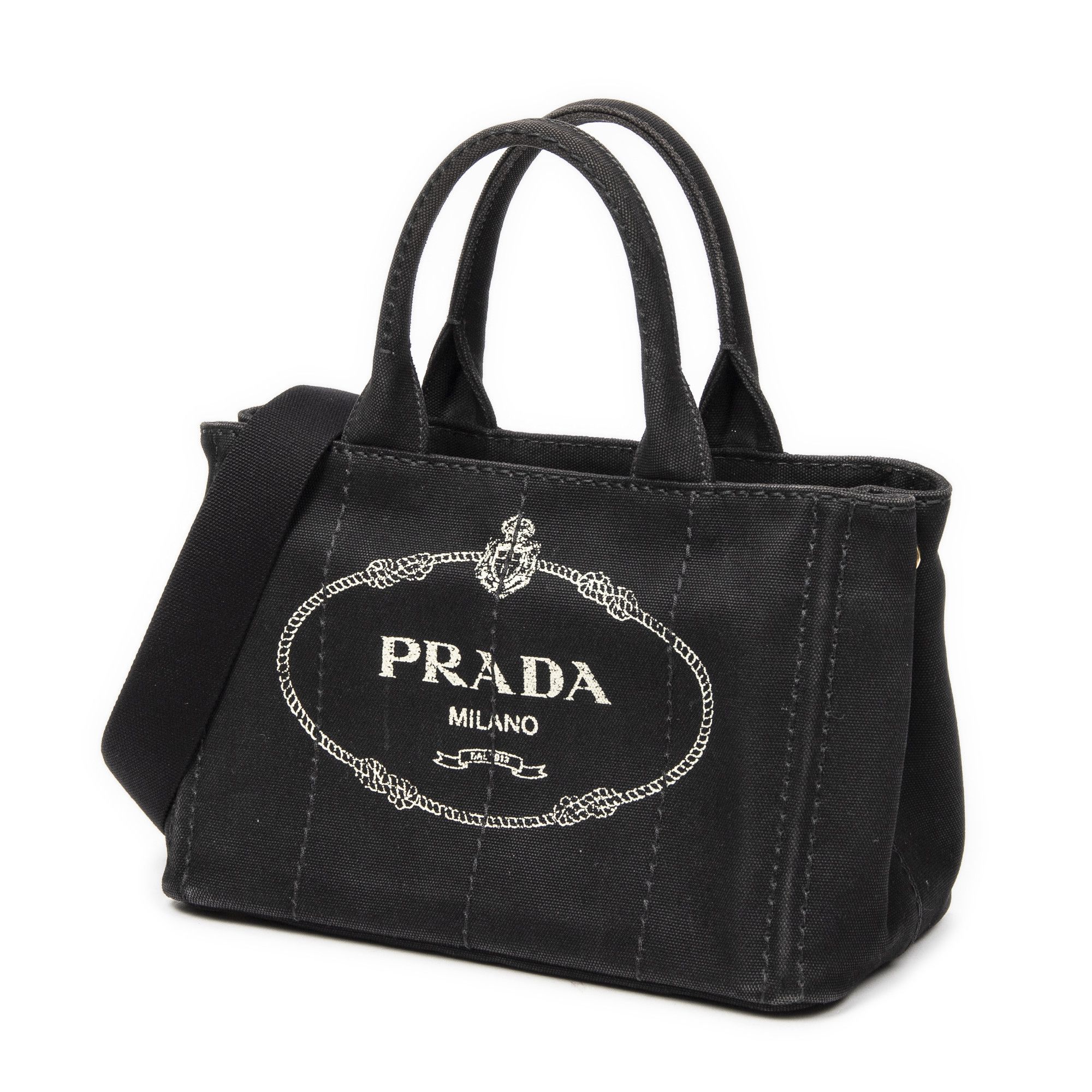 Prada Small Canapa Tote Size ONE SIZE - 2 Thumbnail