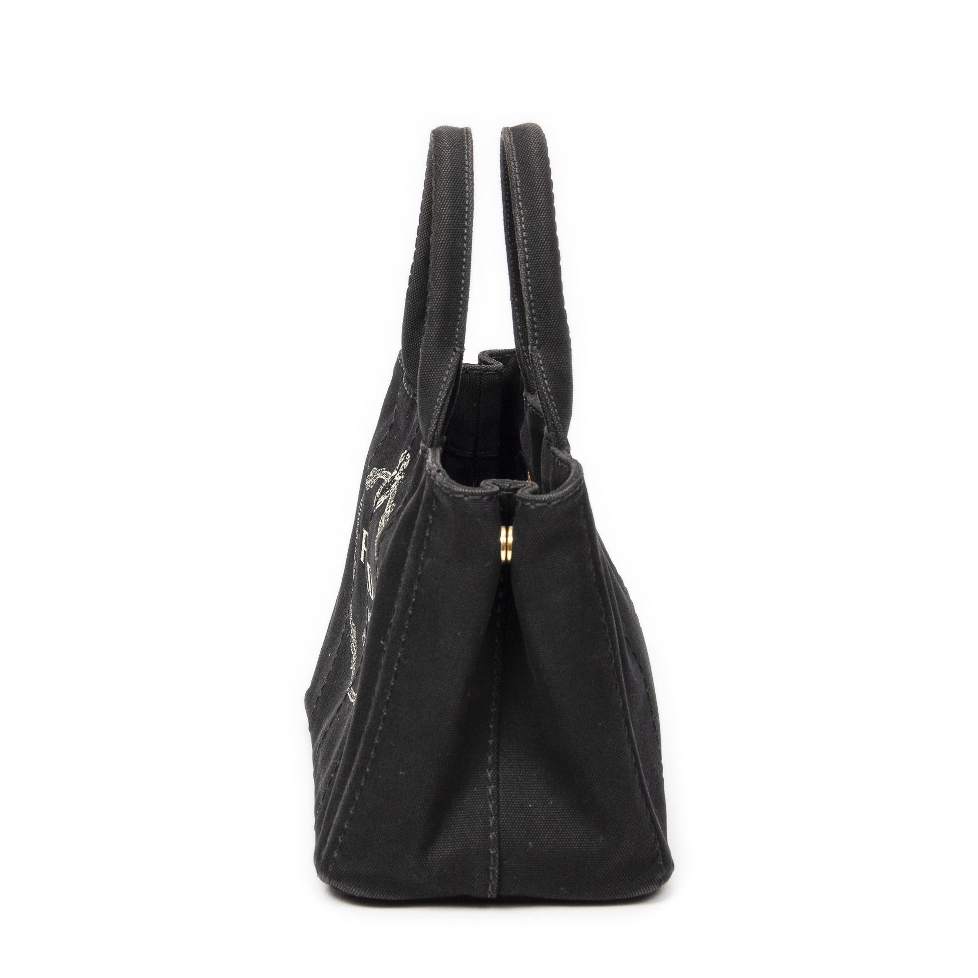 Prada Small Canapa Tote Size ONE SIZE - 3 Thumbnail